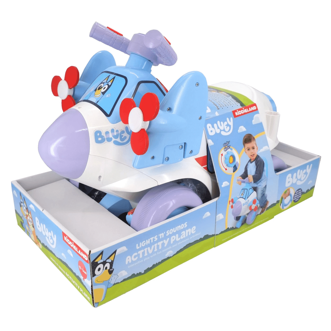 5 Bluey Activity Plane Foot To Floor Ride On - Multi, 5 of 5