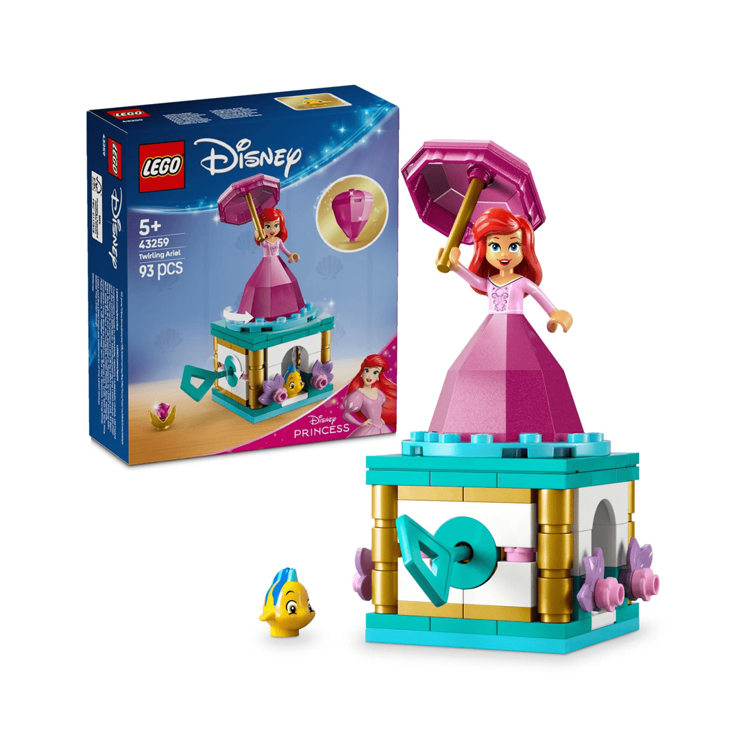 1 The LEGO Group LEGO Disney Princess Twirling Ariel - 43259, 1 of 10