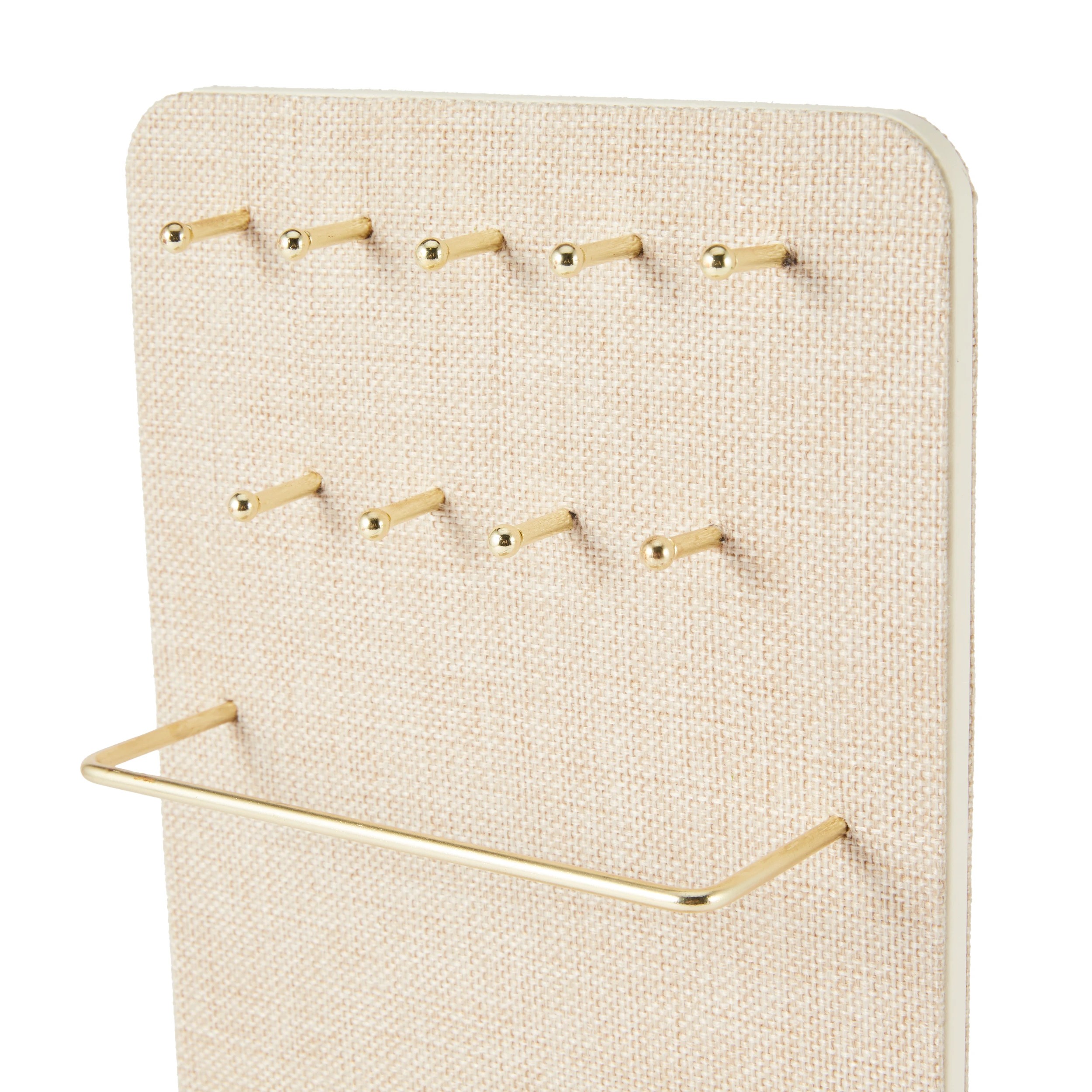 3 Linen Look Jewellery Stand, 3 of 5