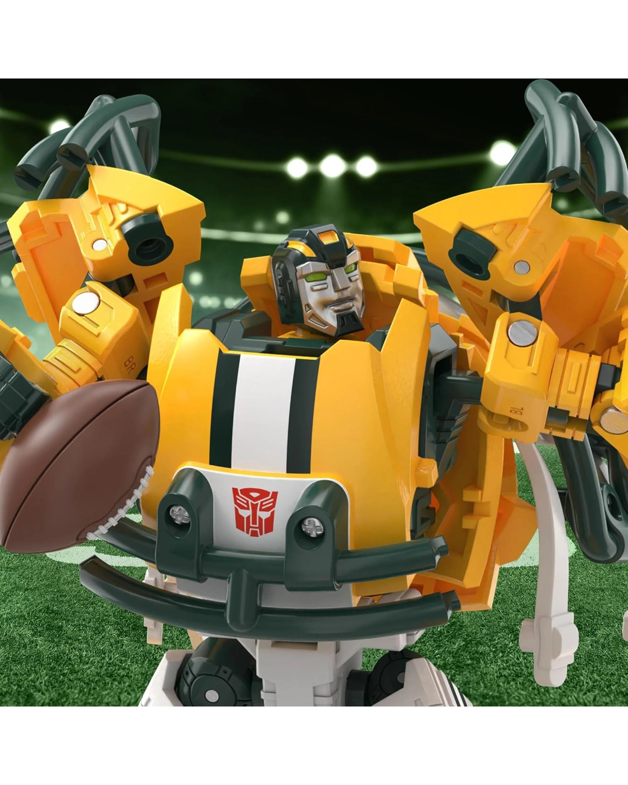 6 Transformers Collaborative NFL X Transformers Green Bay Packers Tundra Prime Action Figure, 6 of 8