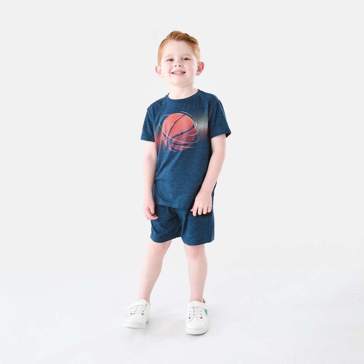 6 Sport Shorts Text Blue, 6 of 9