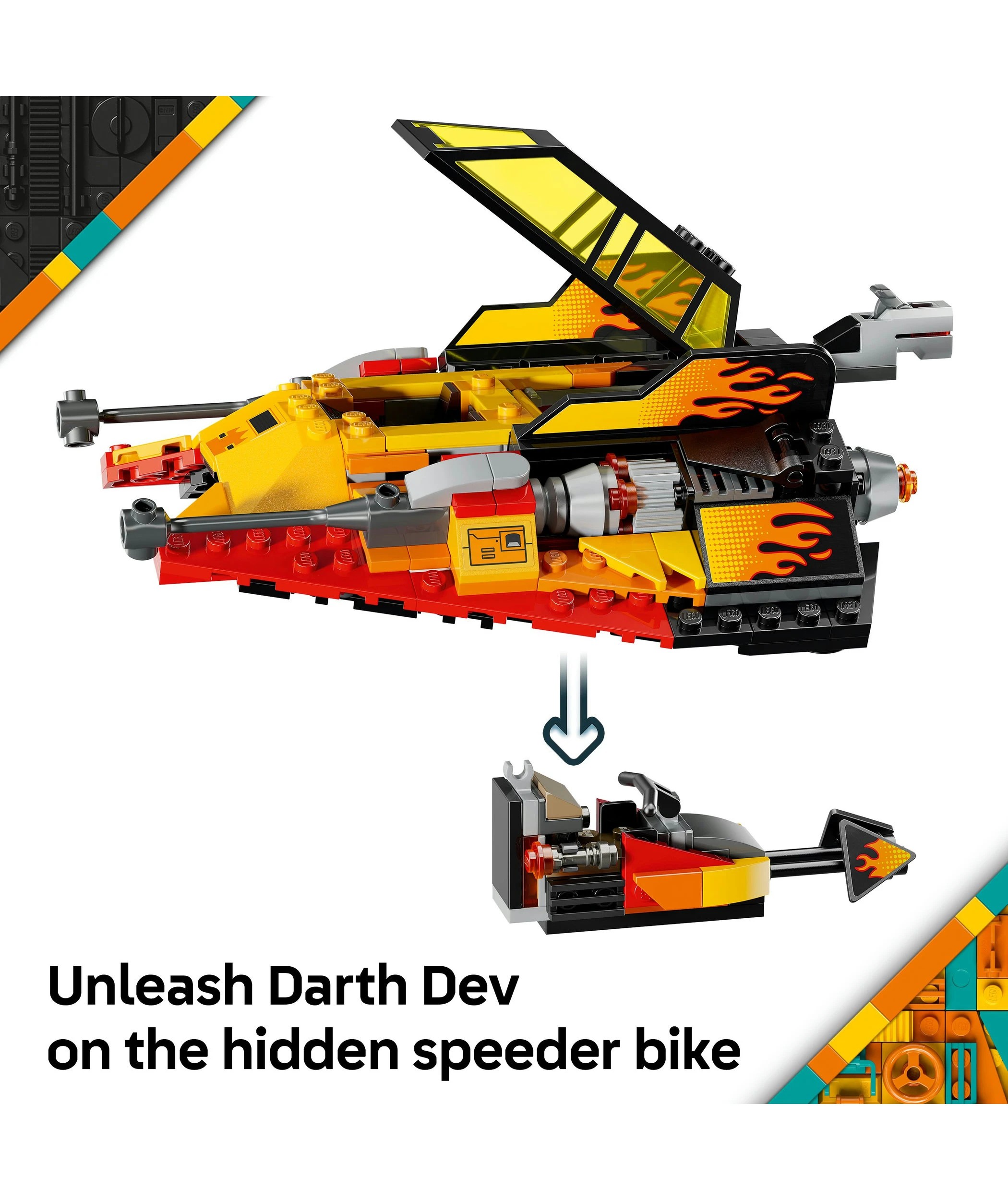 4 LEGO Star Wars The Force Burner Snowspeeder 75414, 4 of 10