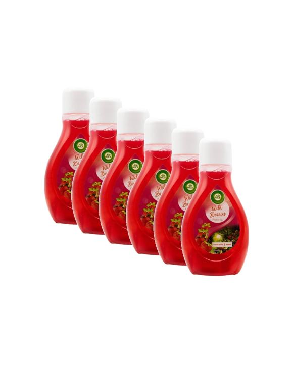 Air Wick 6PK Fresh N Up Air Freshener Home Fragrance Wild Berry 375ml - Multi