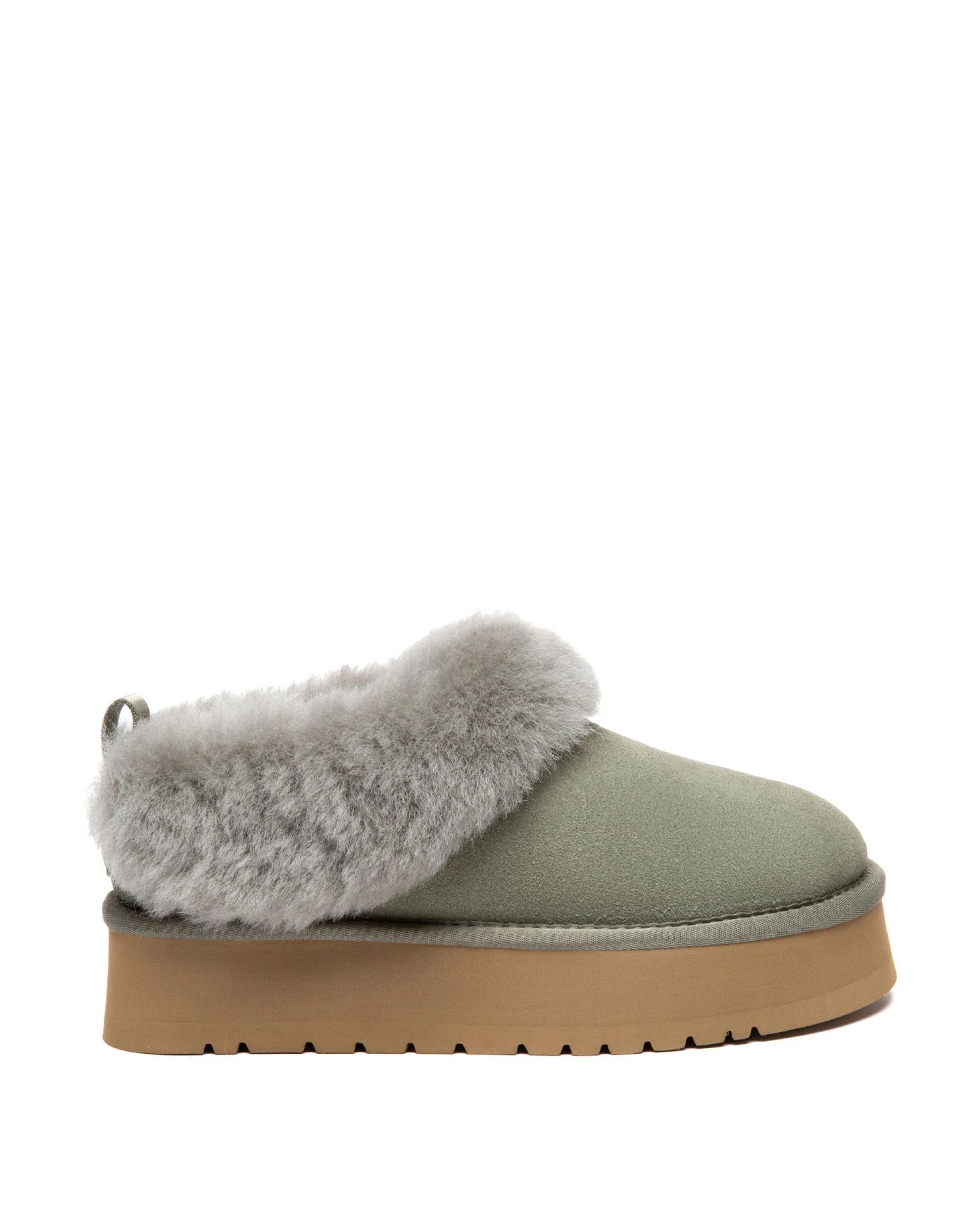 1 Australian Shepherd UGG Womens Glacial Slippers MOSS GREEN, 1 of 5