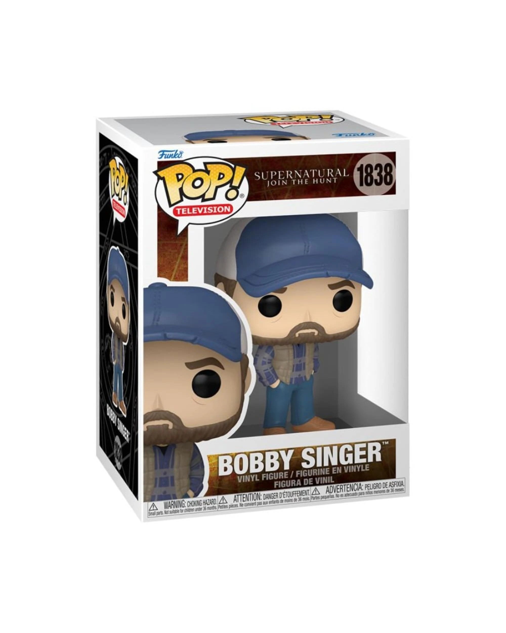 3 Supernatural Bobby Singer Funko POP! Vinyl, 3 of 3