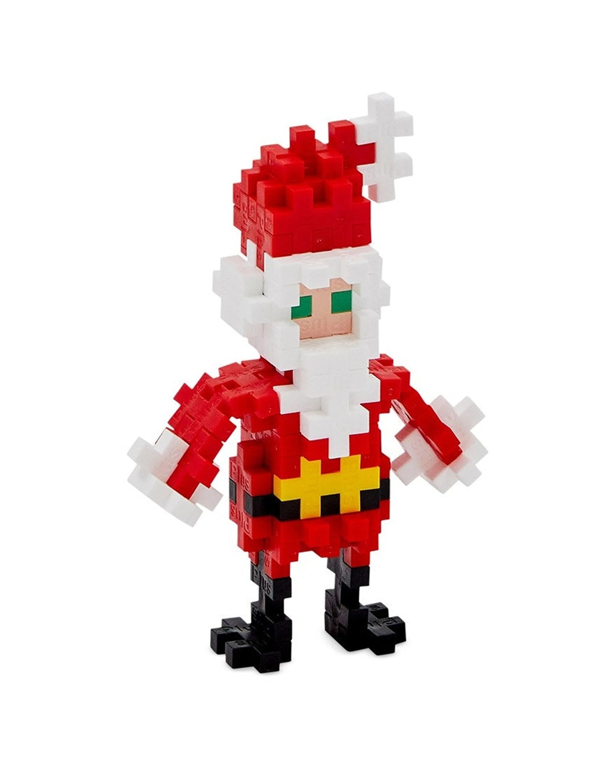 3 Plus-Plus 100pc Santa Kids Childrens DIY Building Blocks Puzzle Tube, 3 of 3