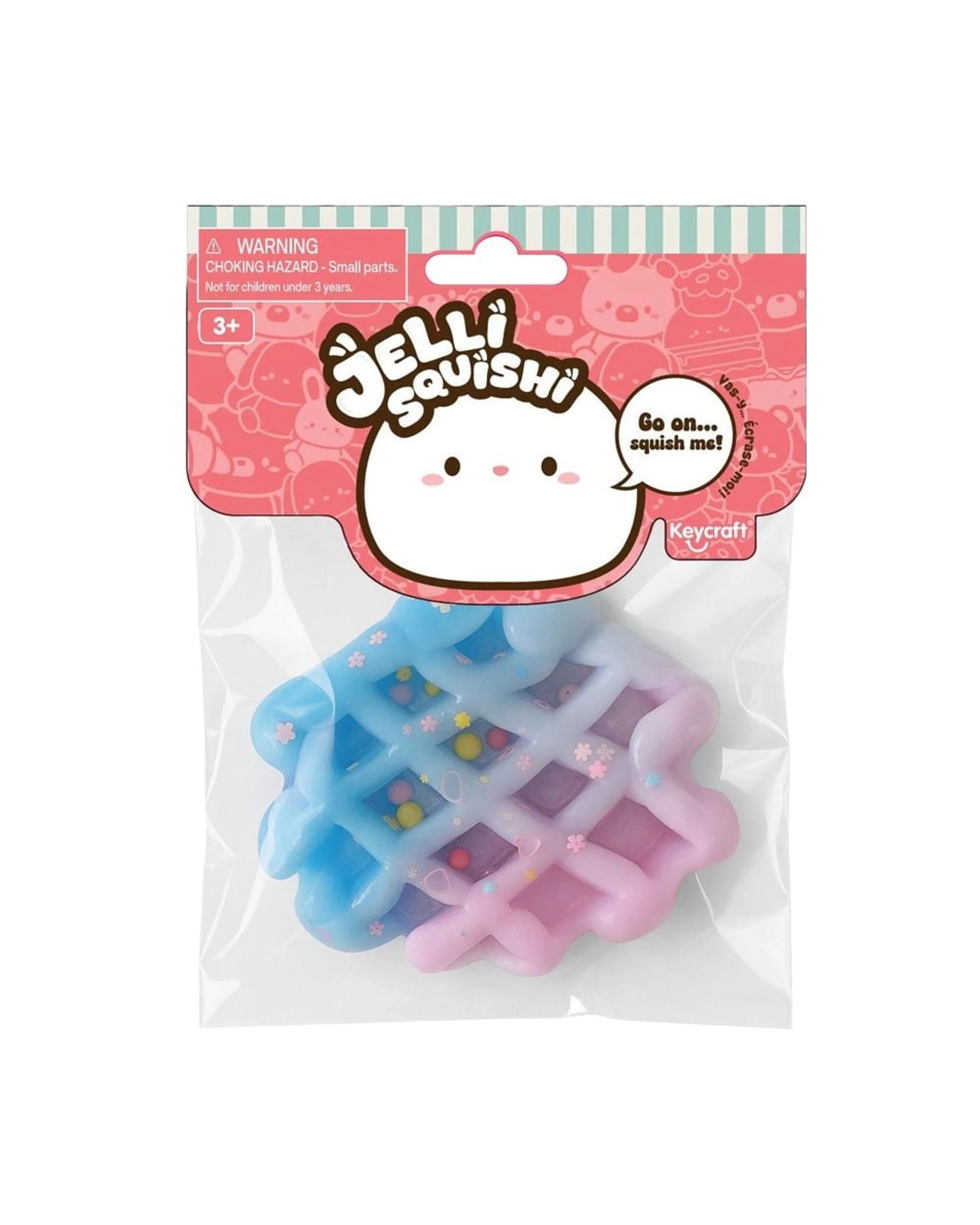 3 Keycraft Jelli Squishi Donuts and Waffles Assorted, 3 of 4