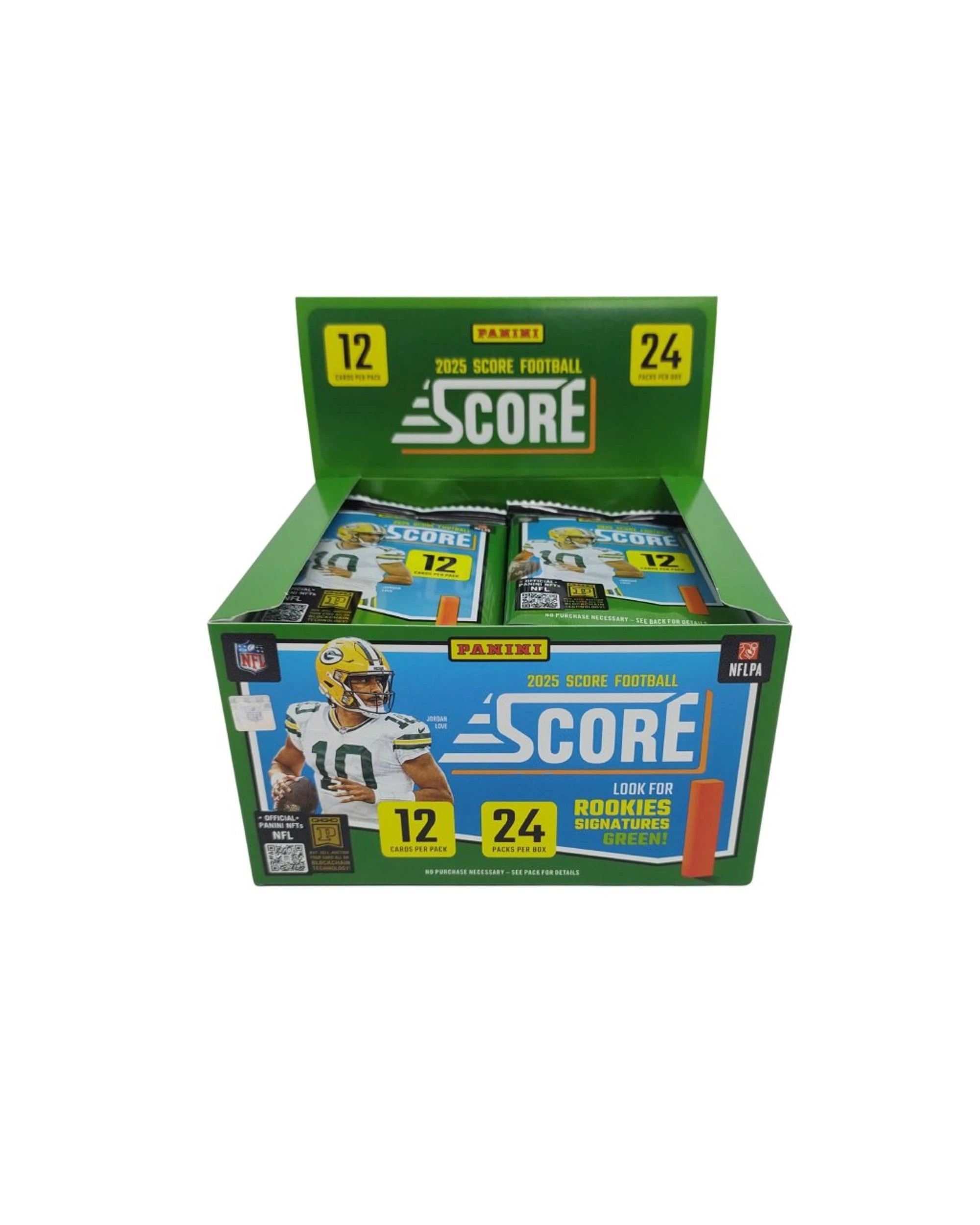 1 Panini 2025 NFL Score Football Retail Pack Box, 1 of 7