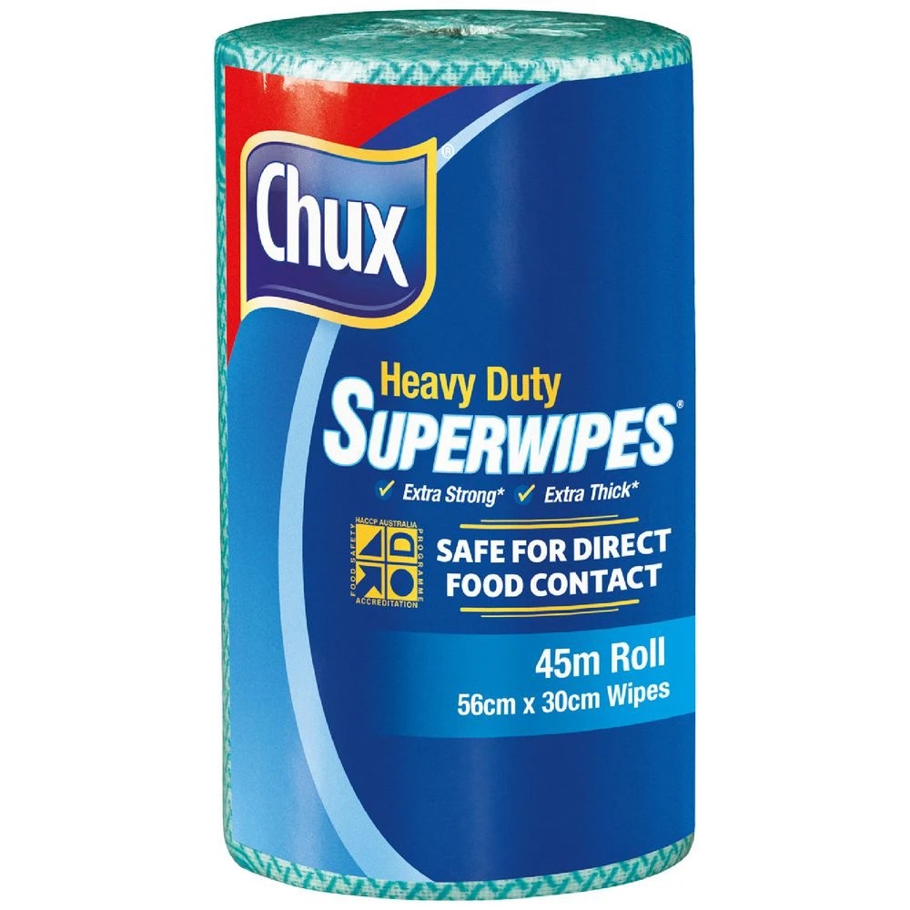 1 Chux Superwipes 30cm x 45m Green, 1 of 1