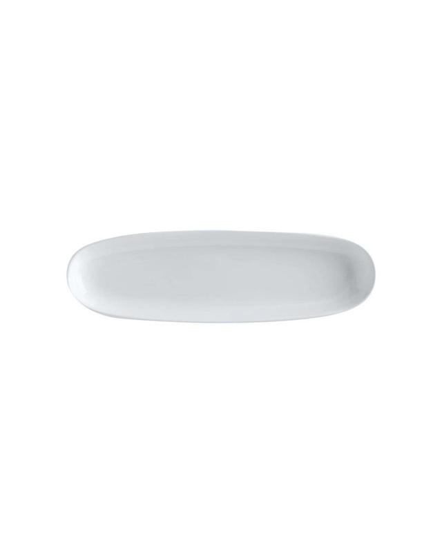 Maxwell & Williams White Basics Oblong Platter 30x9cm Porcelain Microwave - W