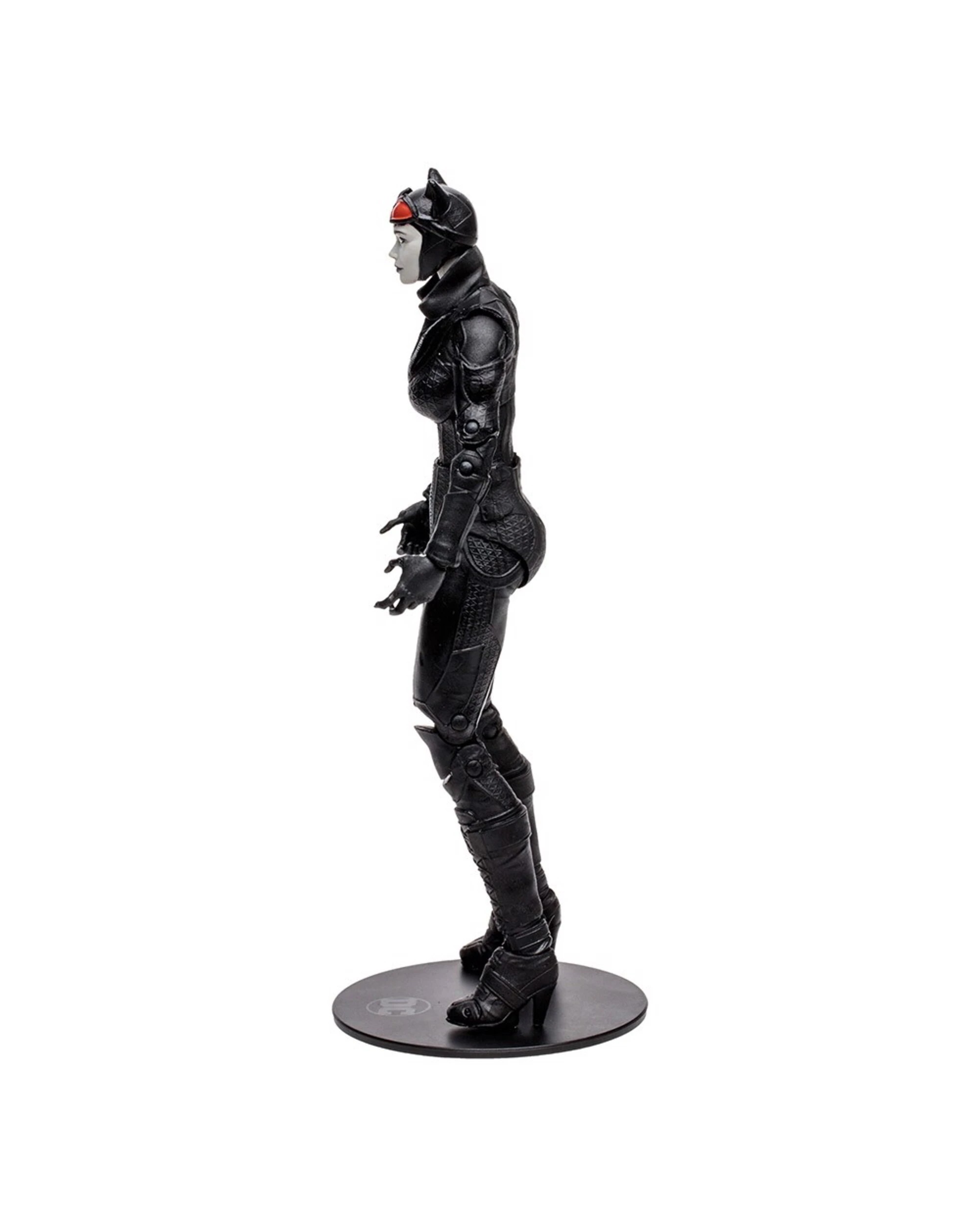 5 DC Comics - Batman: Arkham City - Catwoman 7" Action Figure (Black & White), 5 of 5