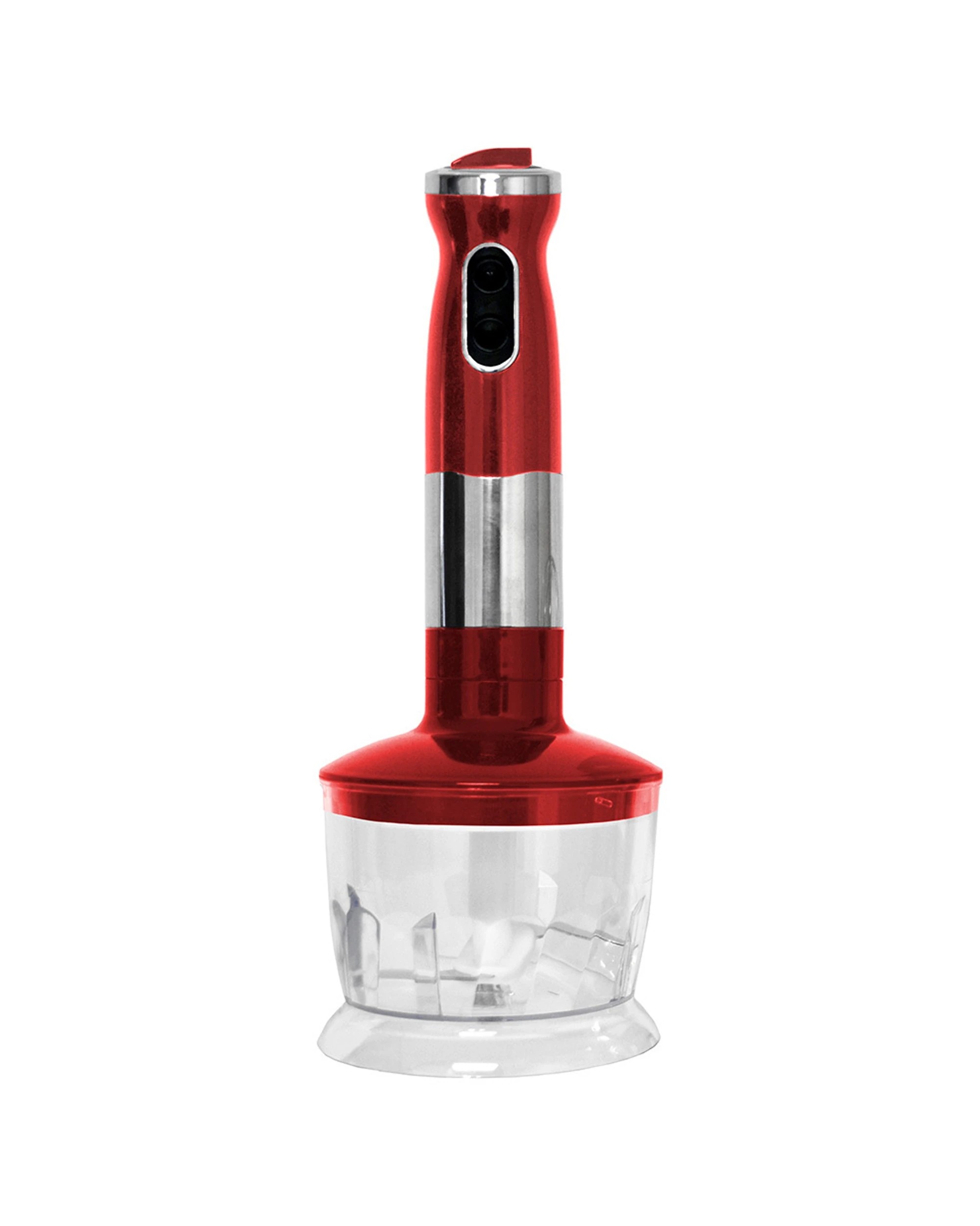3 Healthy Choice 700w Electric Hand Stick Blender Food Chopper Mixer Beater - Red, 3 of 8