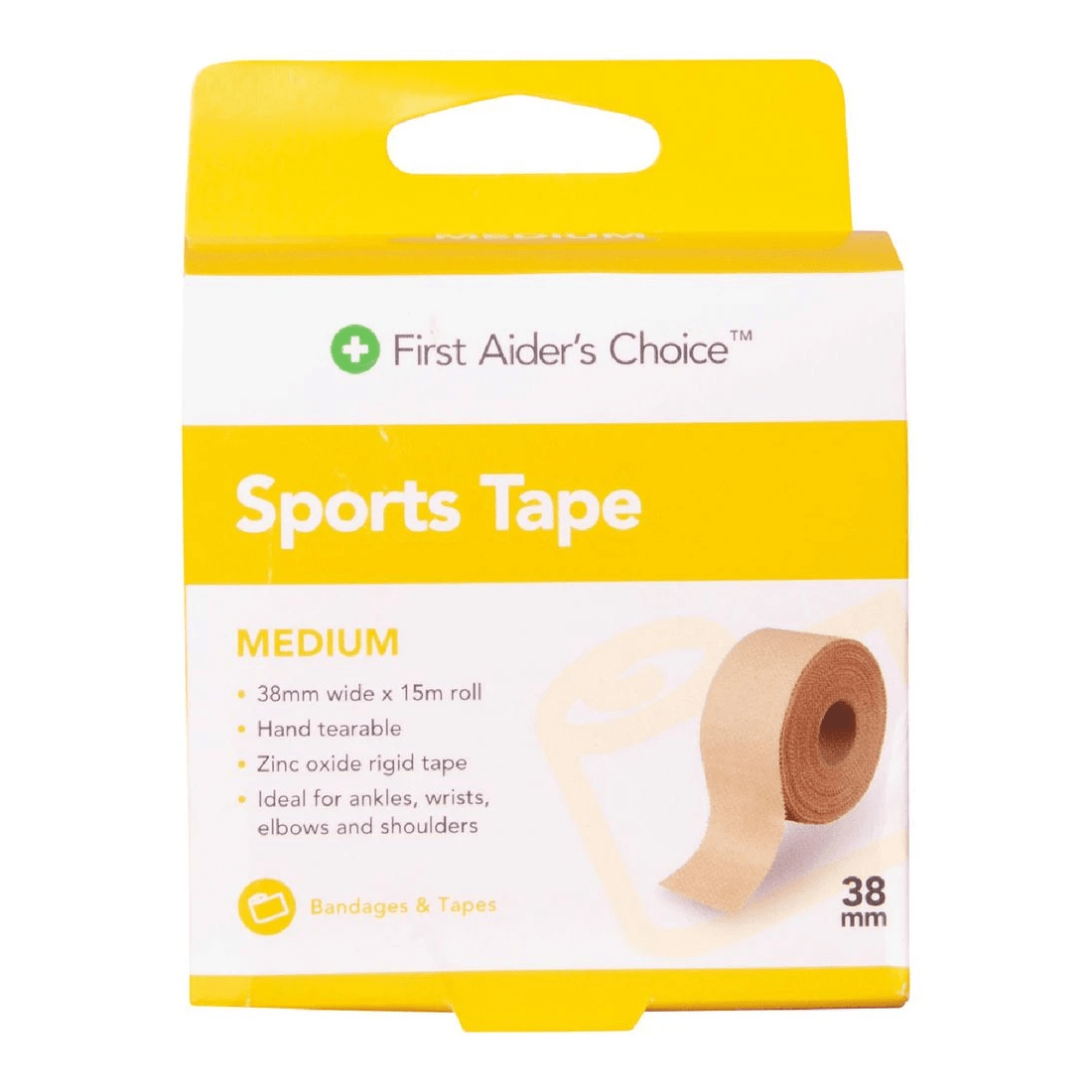 1 First Aider's Choice Sports Tape Medium 38mm x 15m, 1 of 4