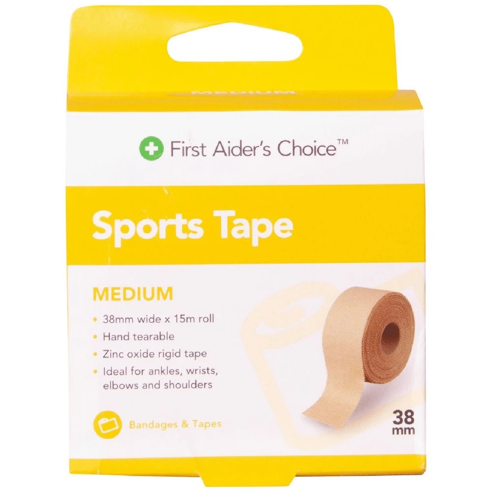 1 First Aider's Choice Sports Tape Medium 38mm x 15m, 1 of 4