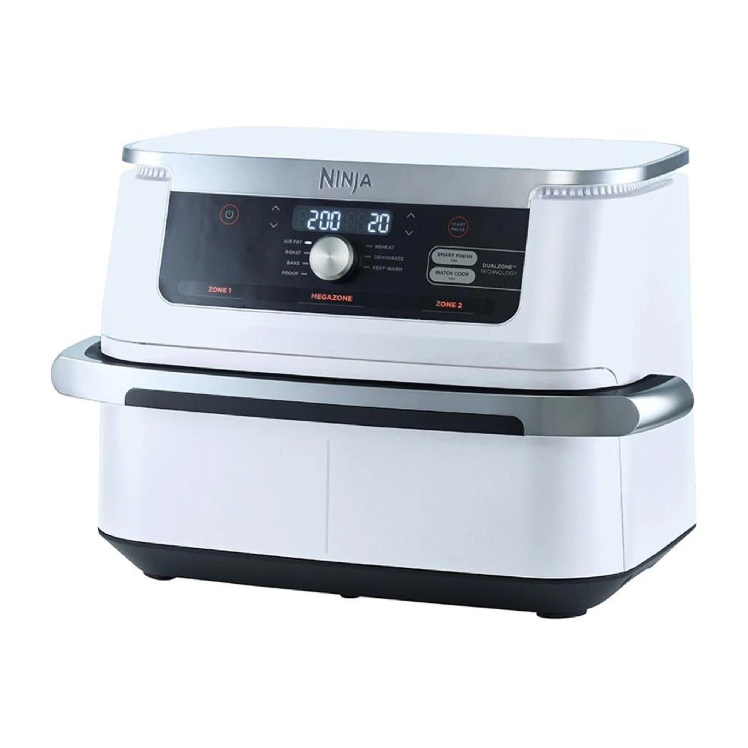 2 Ninja Air Fryer AF500 XXXL FlexDrawer 10.4L - White - Black, 2 of 7