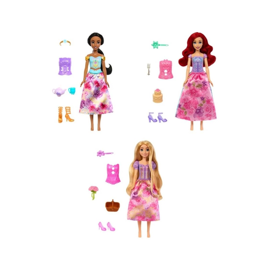 2 Disney Princess Spin and Reveal Fashion Doll Playset - Assorted, 2 of 8