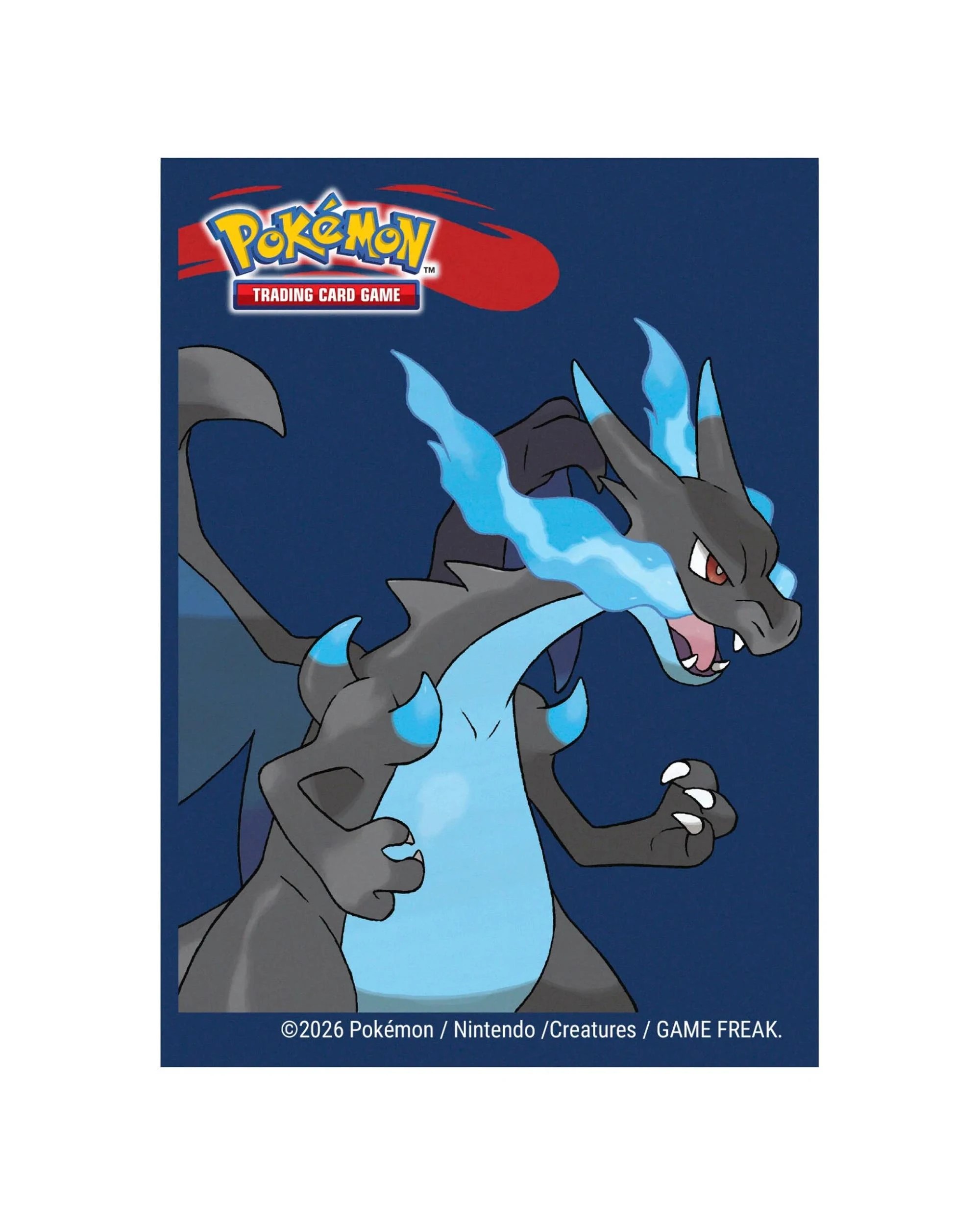 2 Ultra Pro Pokemon Mega Charizard X 65CT Deck Protector Sleeves - Blue, 2 of 3