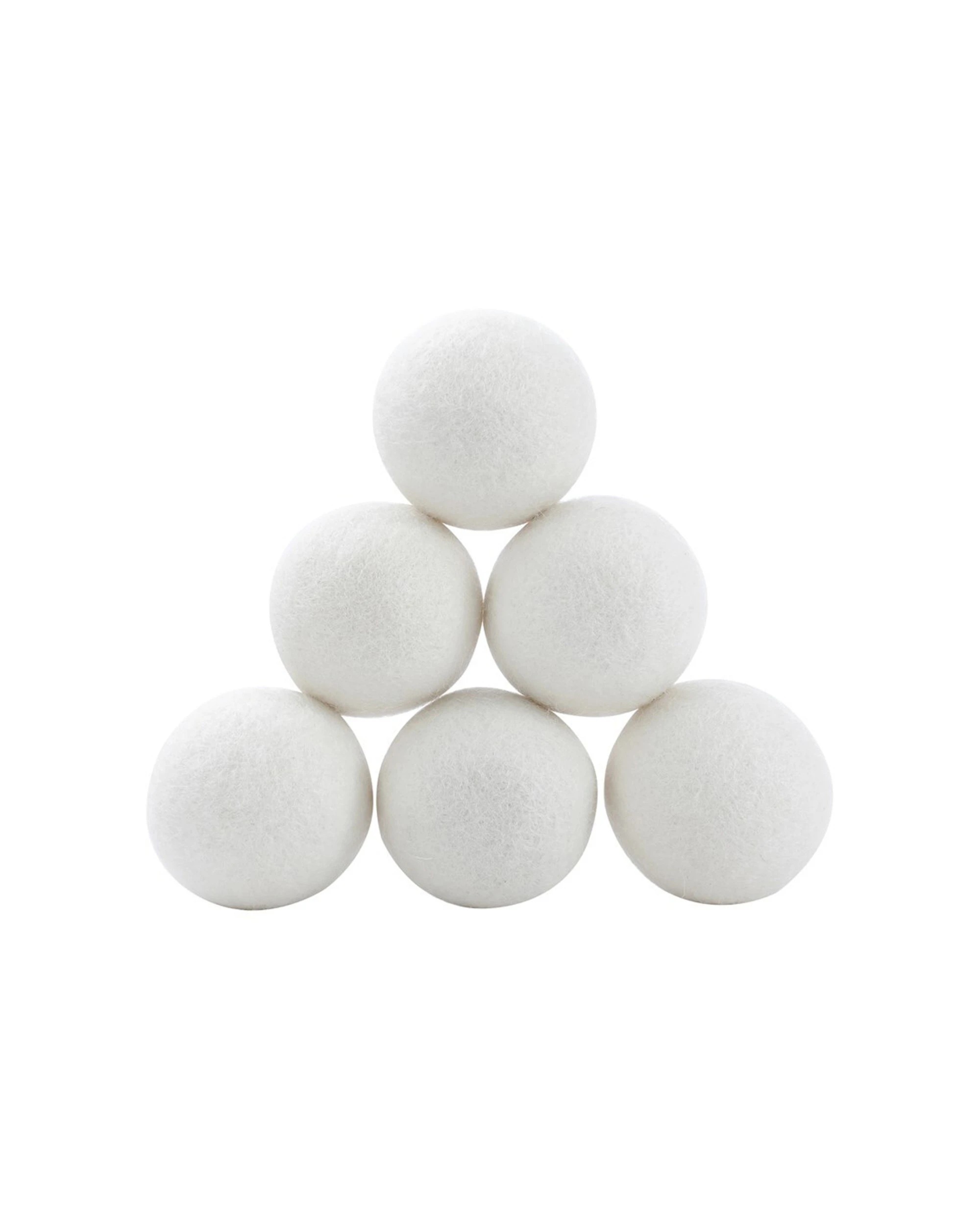 4 Boxsweden 3x 6PK Wool Dryer Ball With Storage Bag - White, 4 of 7