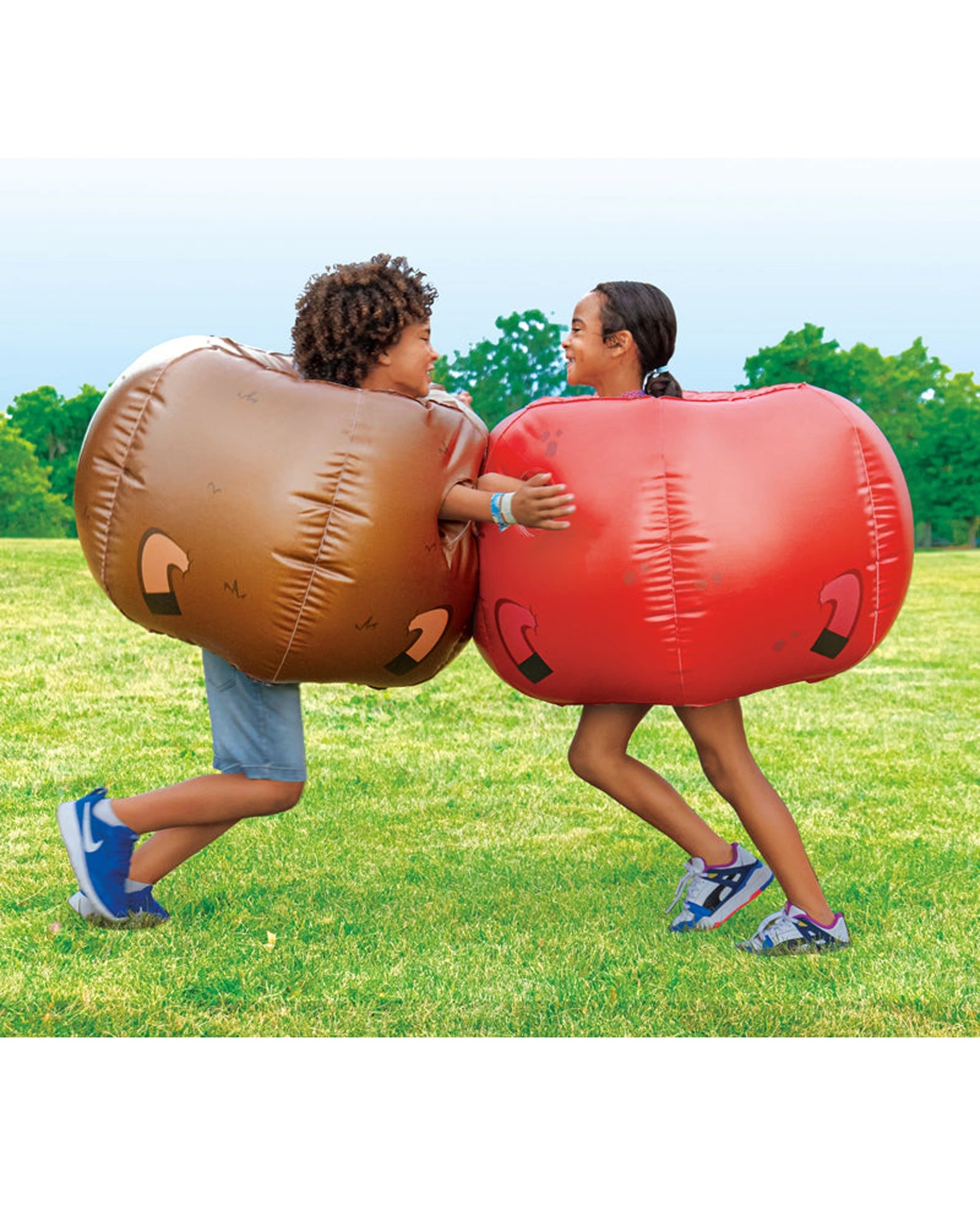 2 Do U Play 2pc Kids Blow-up Bumper Balls Set Inflatable Durable PVC Outdoor Toy - Multi, 2 of 4