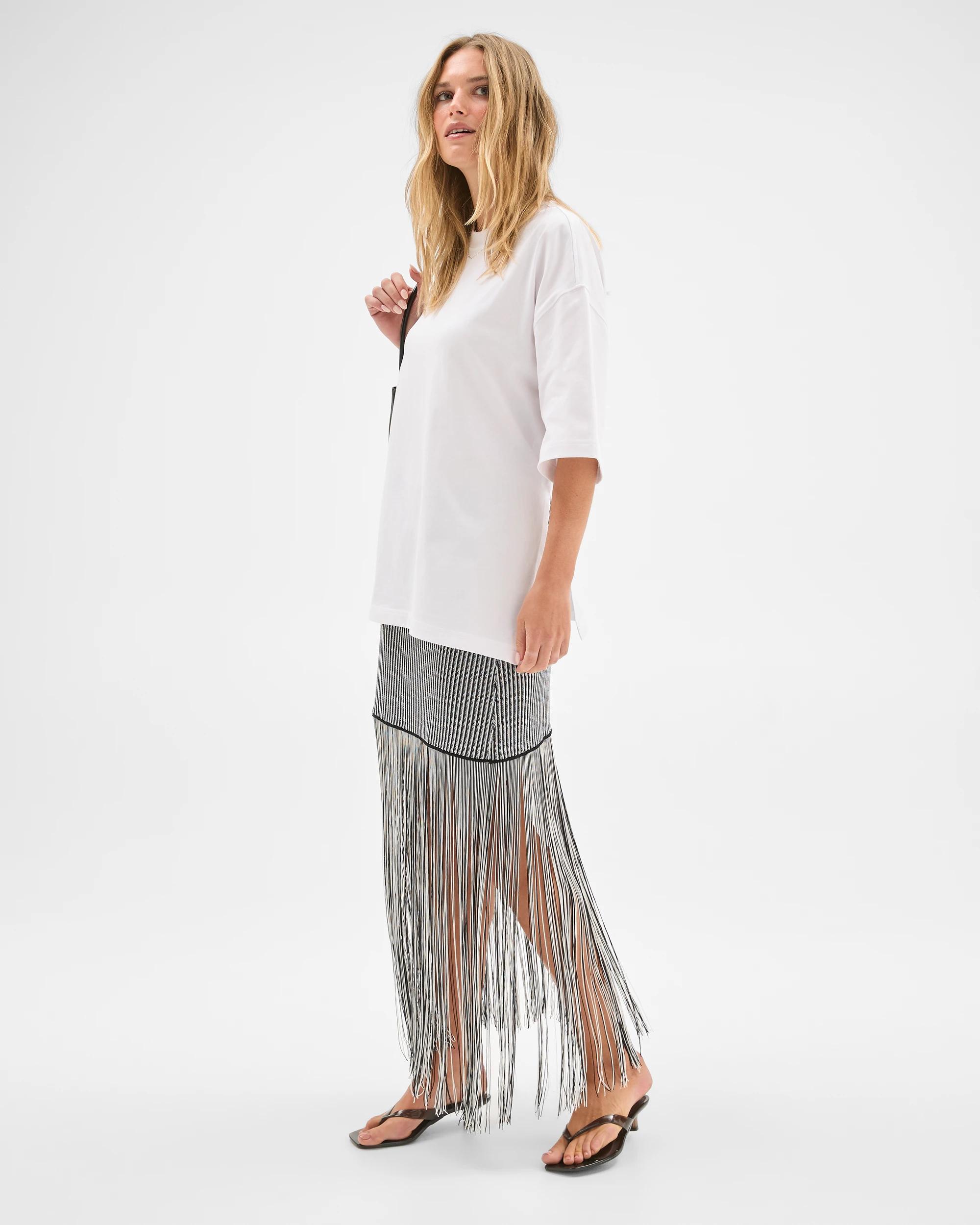 2 Lily Loves Fringe Midi Skirt , 2 of 7