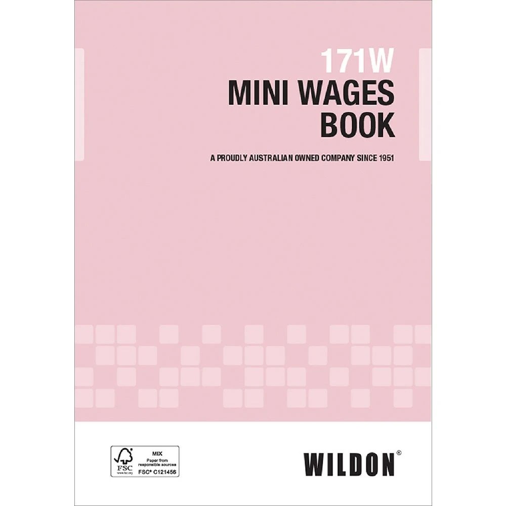 1 Wildon 171W Mini Wages Book, 1 of 2