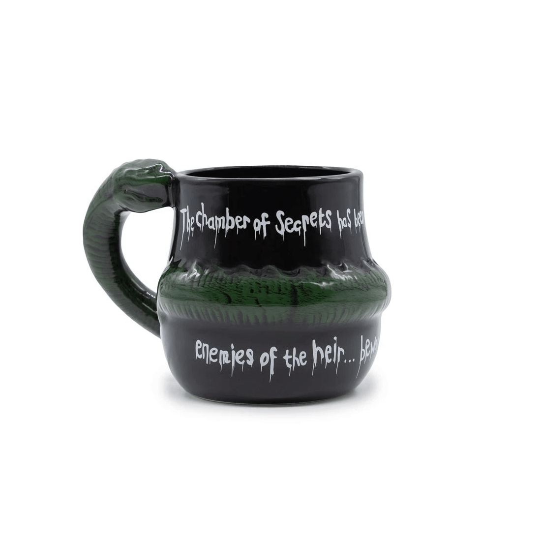 1 Harry Potter - Basilisk (Enemies Beware) Mug - Black,Green, 1 of 2