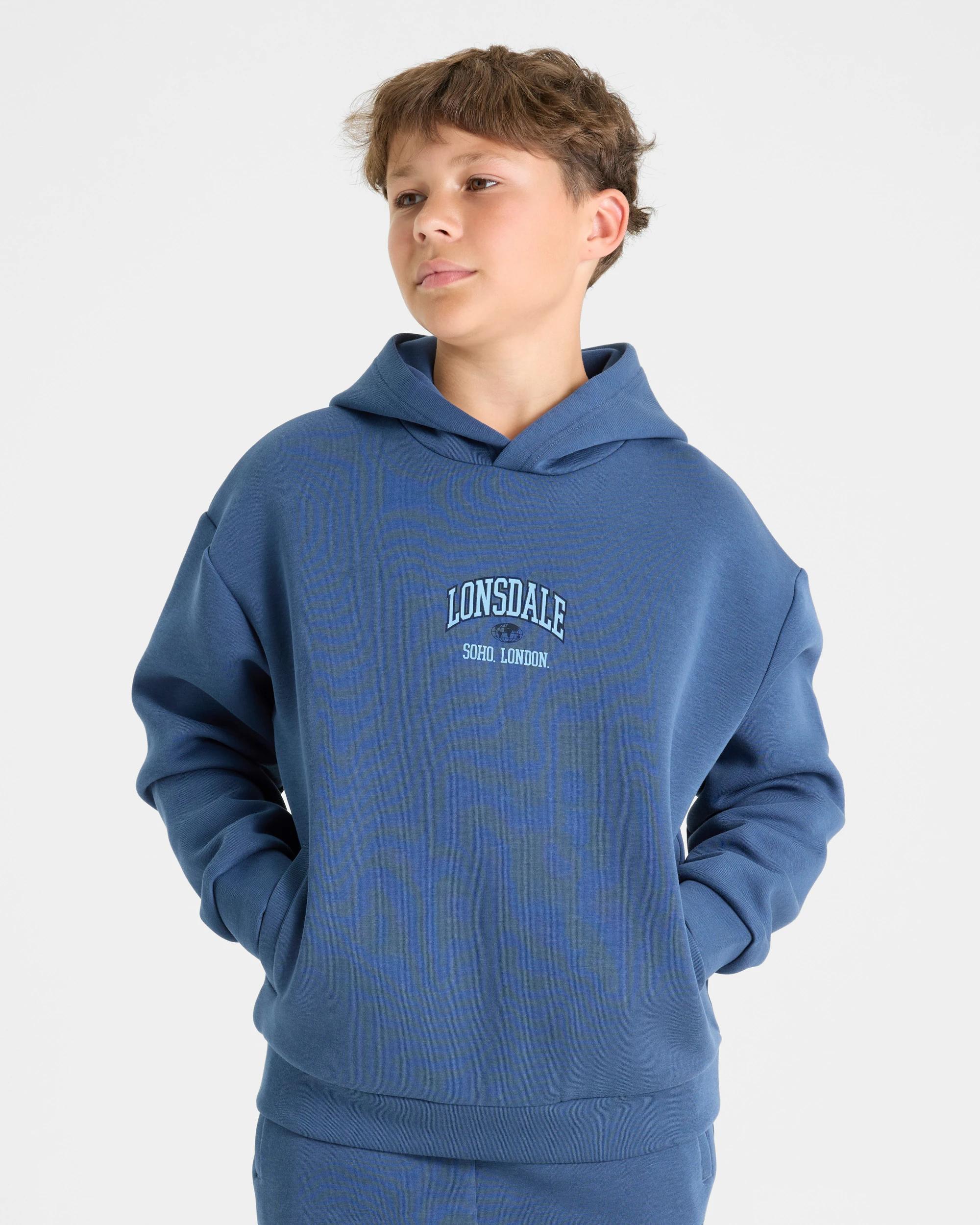 1 Lonsdale London Sport Hoodie BLUE, 1 of 6