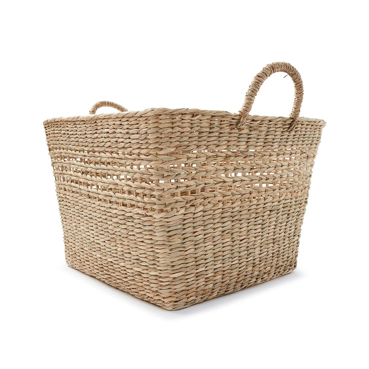 5 Square Seagrass Woven Basket - Natural, 5 of 8