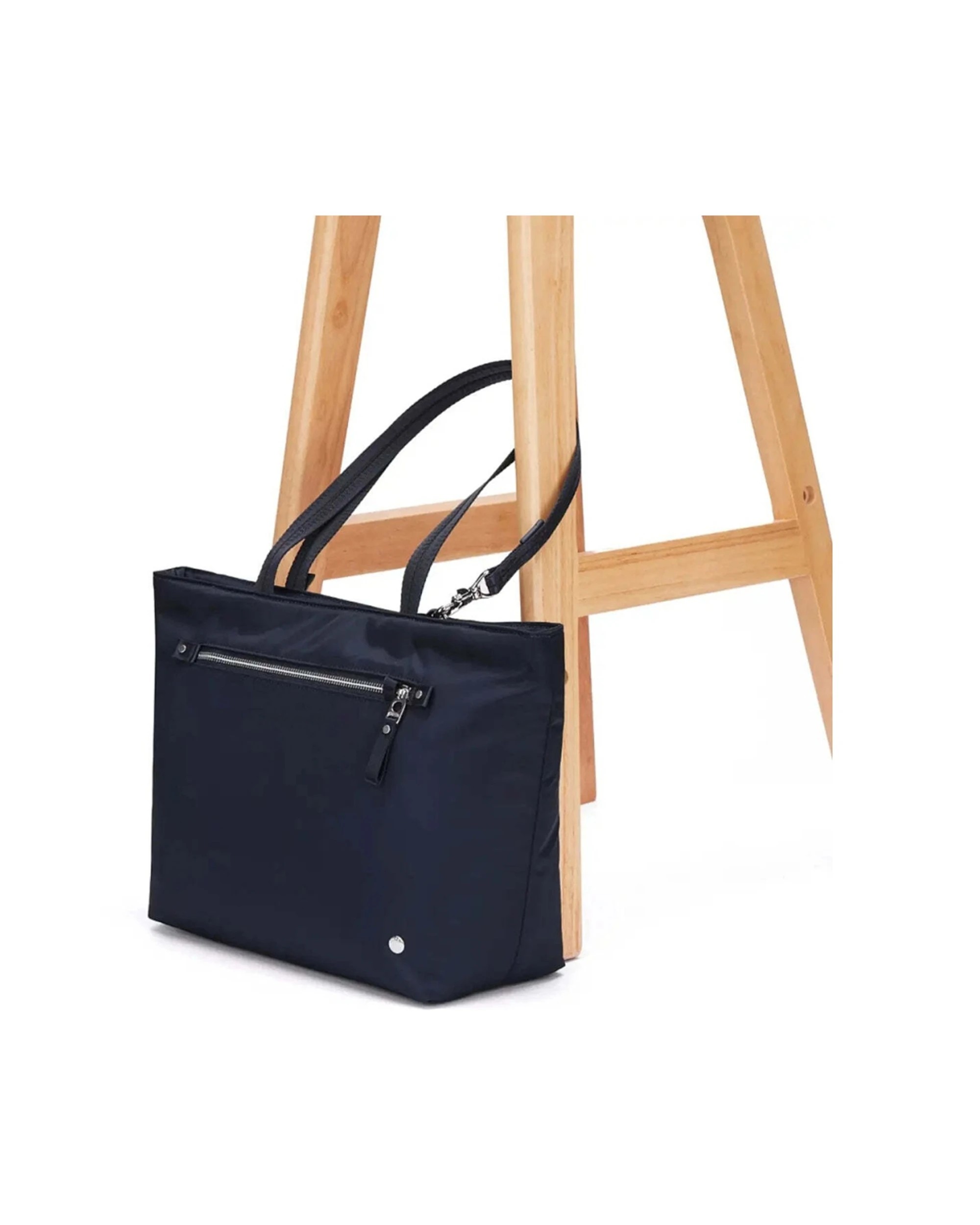 6 Pacsafe W Anti-Theft RFID Blocking Carryall 13in Laptop Tote Bag Secure Travel Bag Navy - Blue, 6 of 8