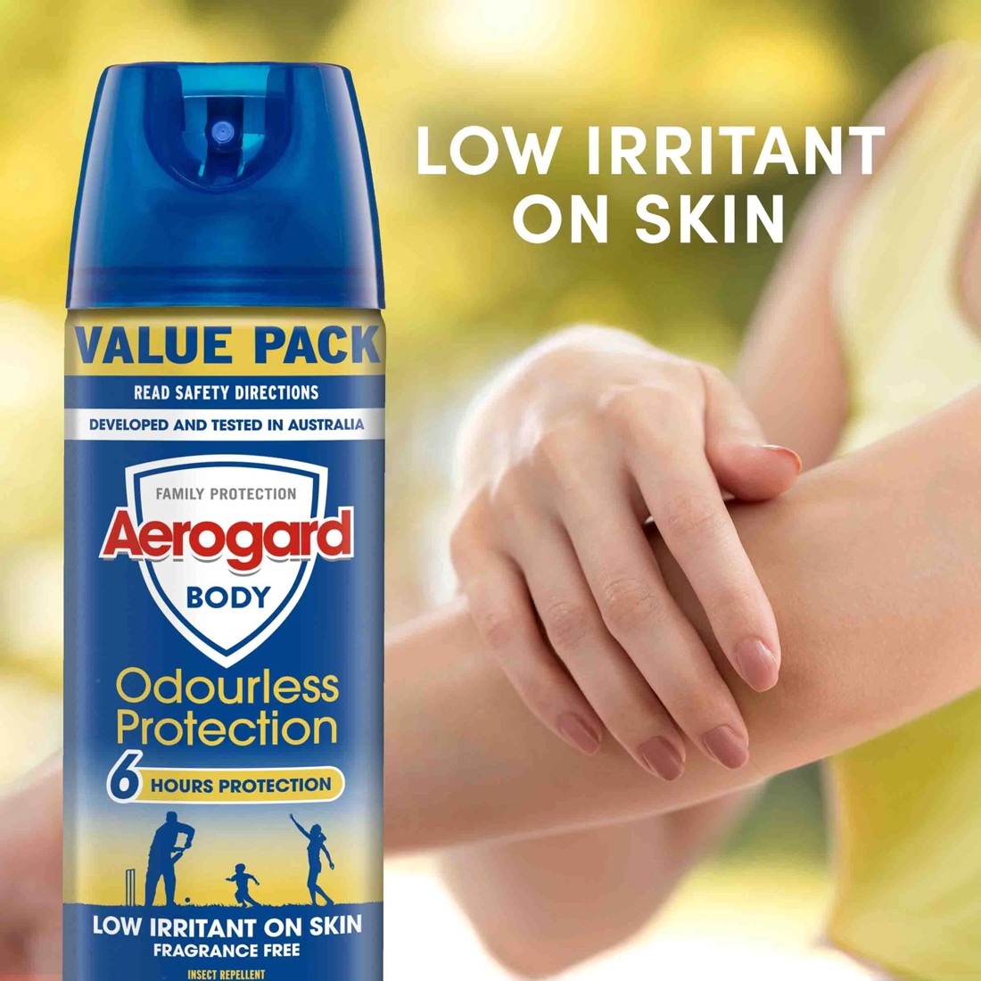 7 Aerogard Body Odourless Protection Insect Repellent Aerosol Spray 300g, 7 of 9