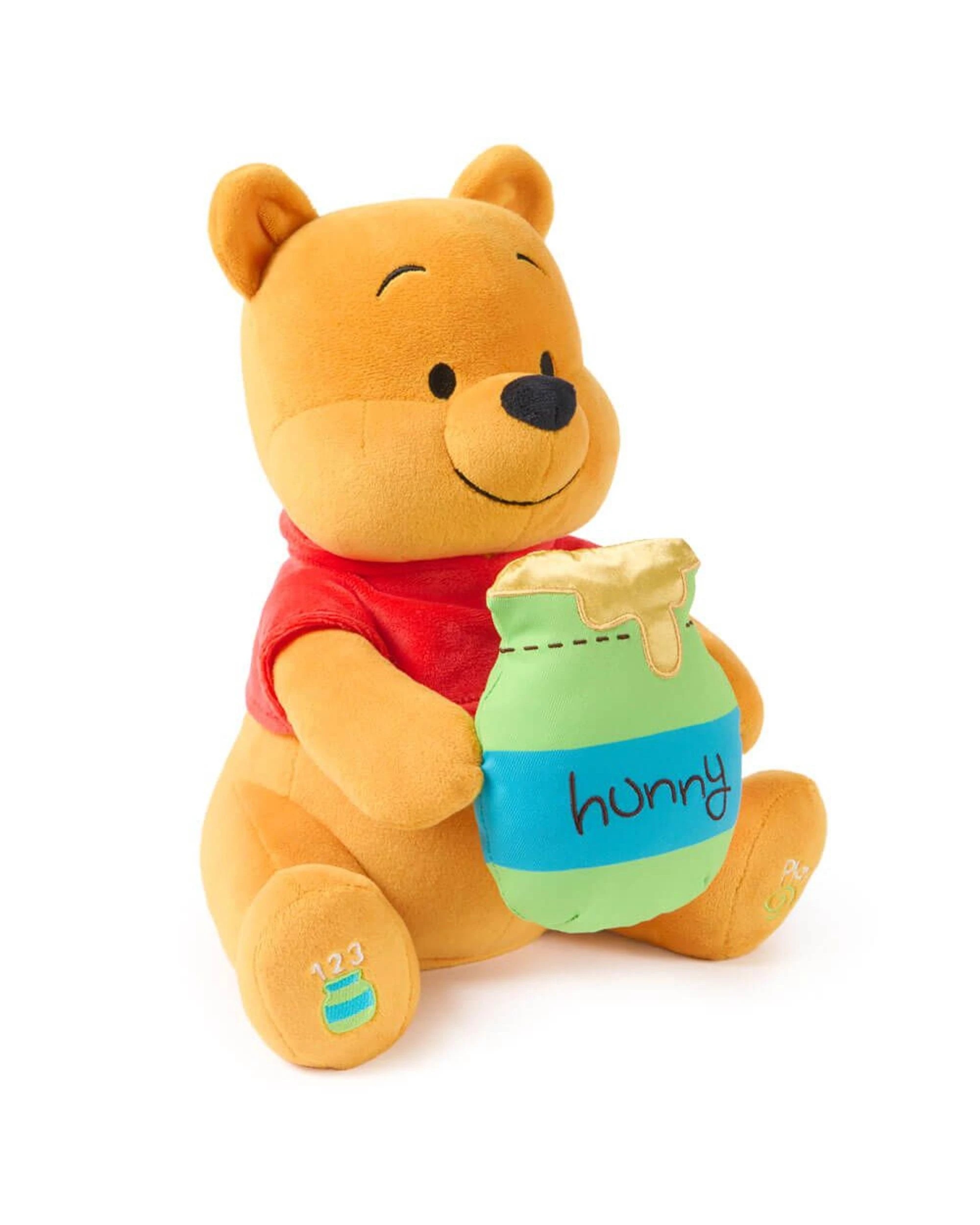 3 Disney Animated Peek-A-Boo Pooh Plush, 3 of 4