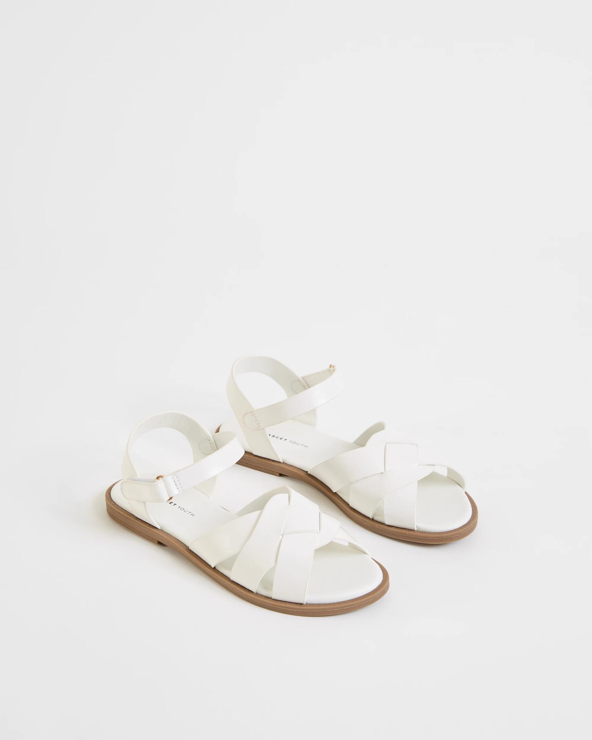 2 Target Youth Summer Sandals WHITE, 2 of 3