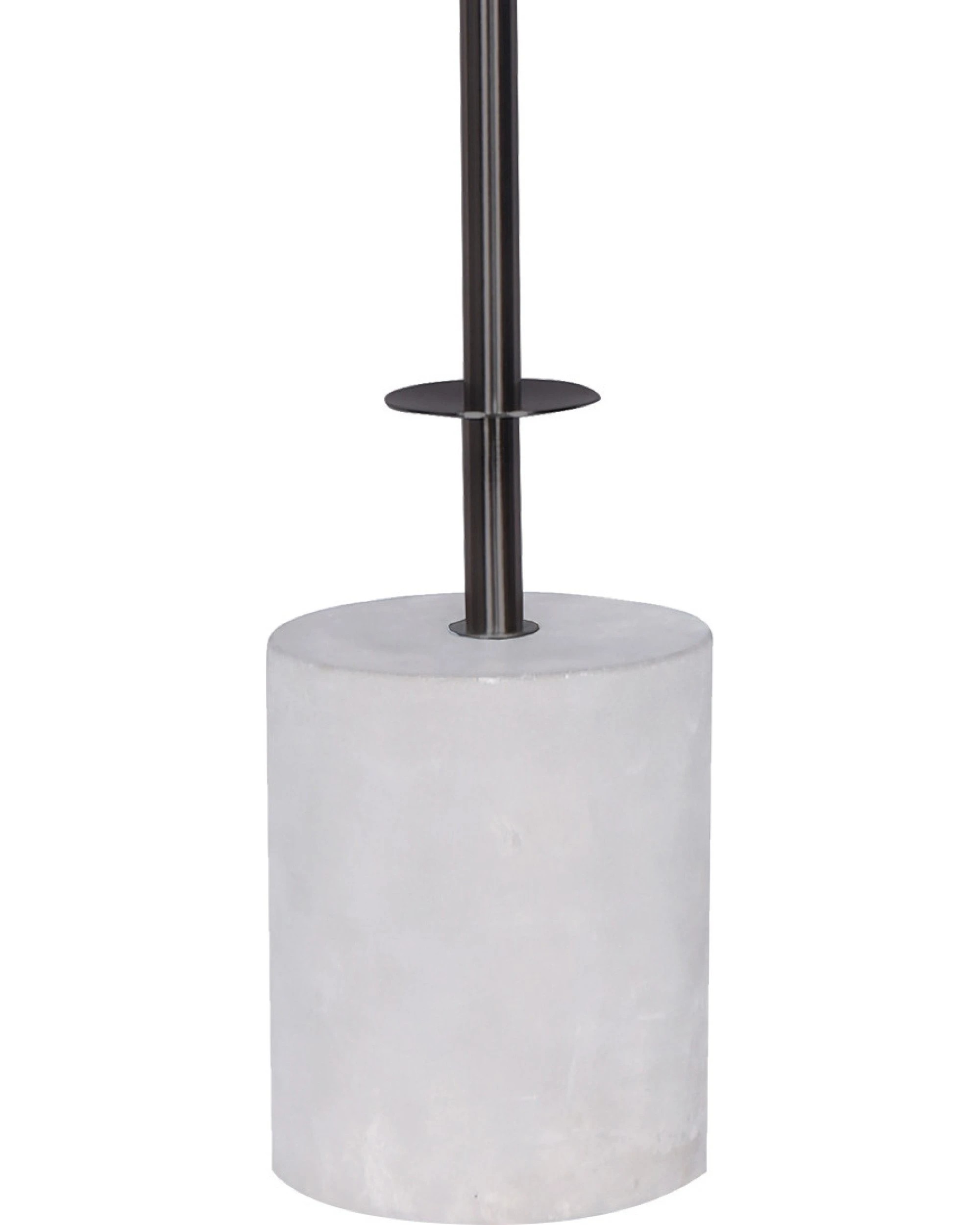 10 Sarantino Concrete Metal Desk Table Lamp Linen Drum Shade - Off-White, 10 of 10