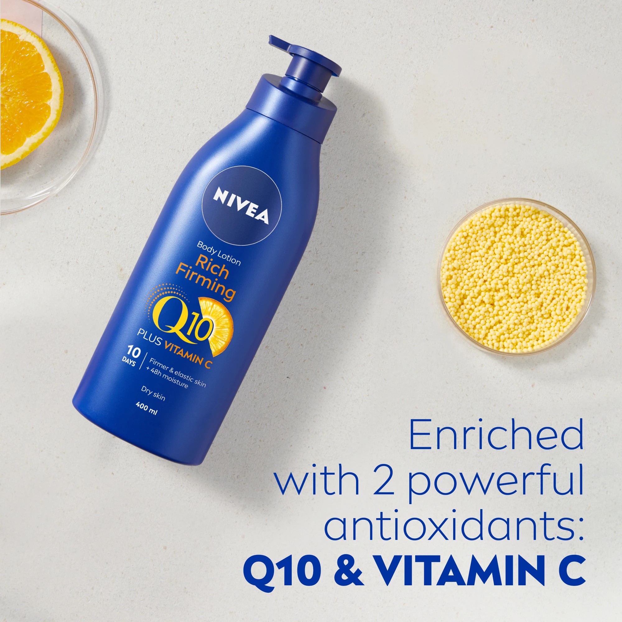 6 Nivea Rich Firming Body Lotion 400ml - Q10 and Vitamin C, 6 of 9