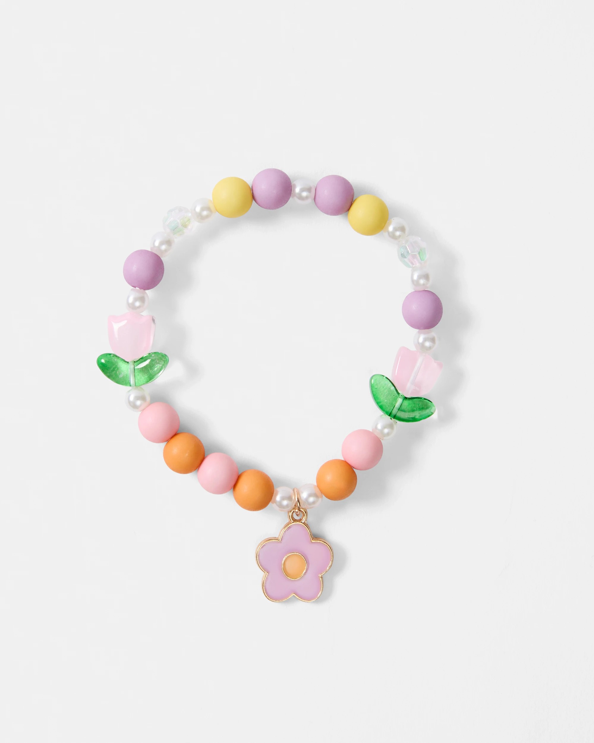 3 2 Piece Tulip Necklace and Bracelet Set, 3 of 4