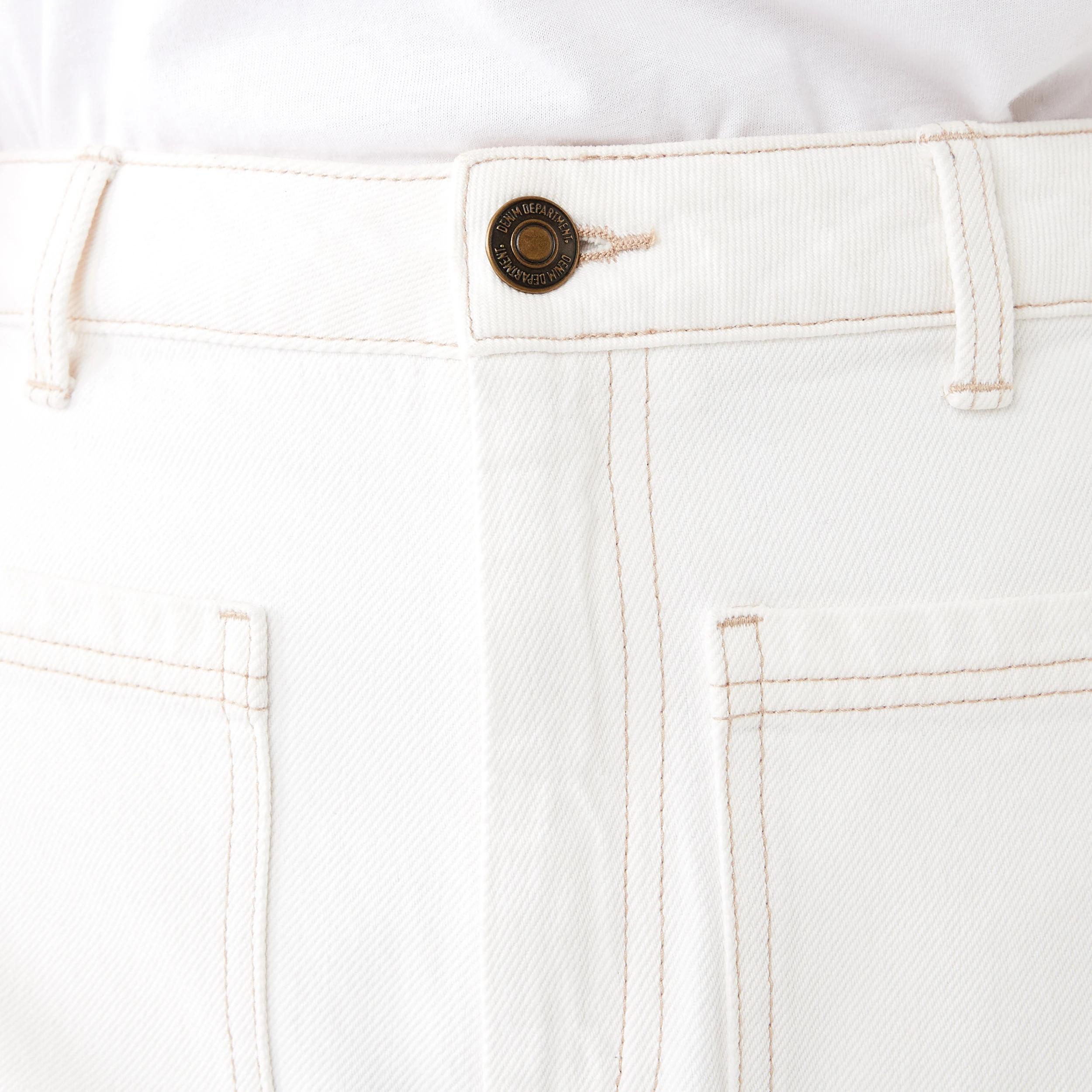 5 Wide Leg Pocket Jeans ECRU DENIM, 5 of 9