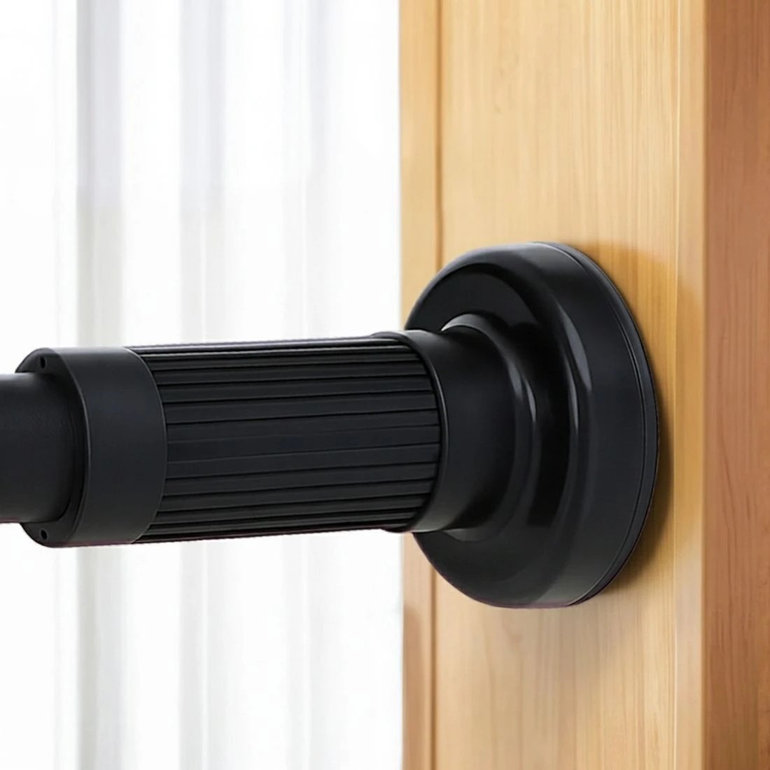 7 Everfit Doorway Punching Bag Adjustable Apartment Friendly with Boxing Gloves - Black, 7 of 7