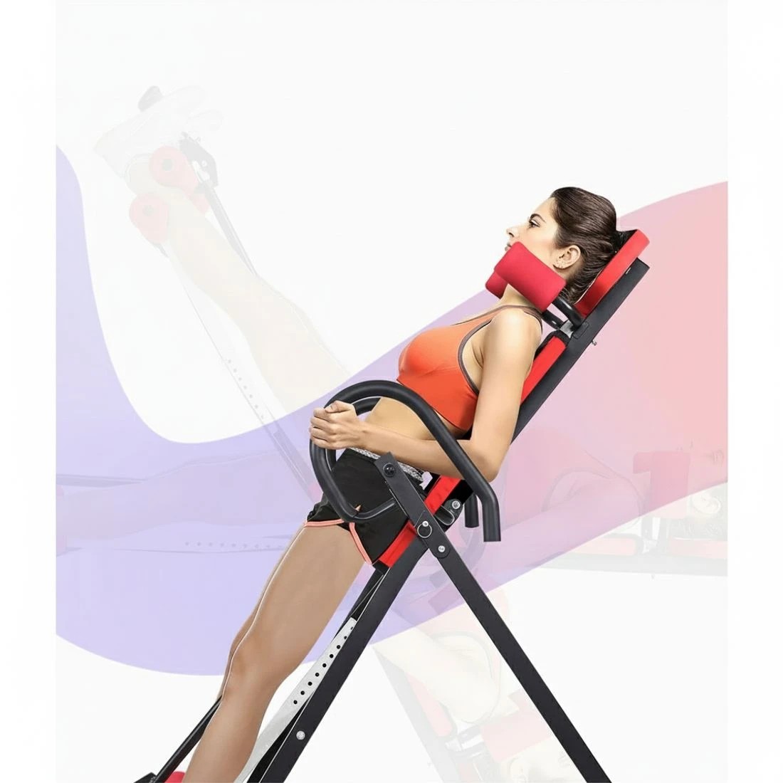 7 Everfit Inversion Table Gravity Exercise Inverter Back Stretcher Home Gym - Multi, 7 of 8