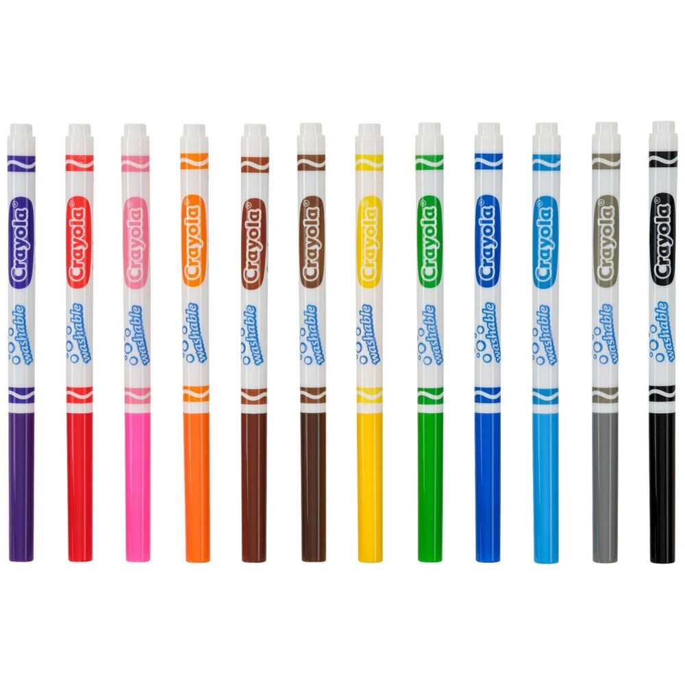 3 Crayola Ultra-clean Fine Line Markers 12 Pack, 3 of 5