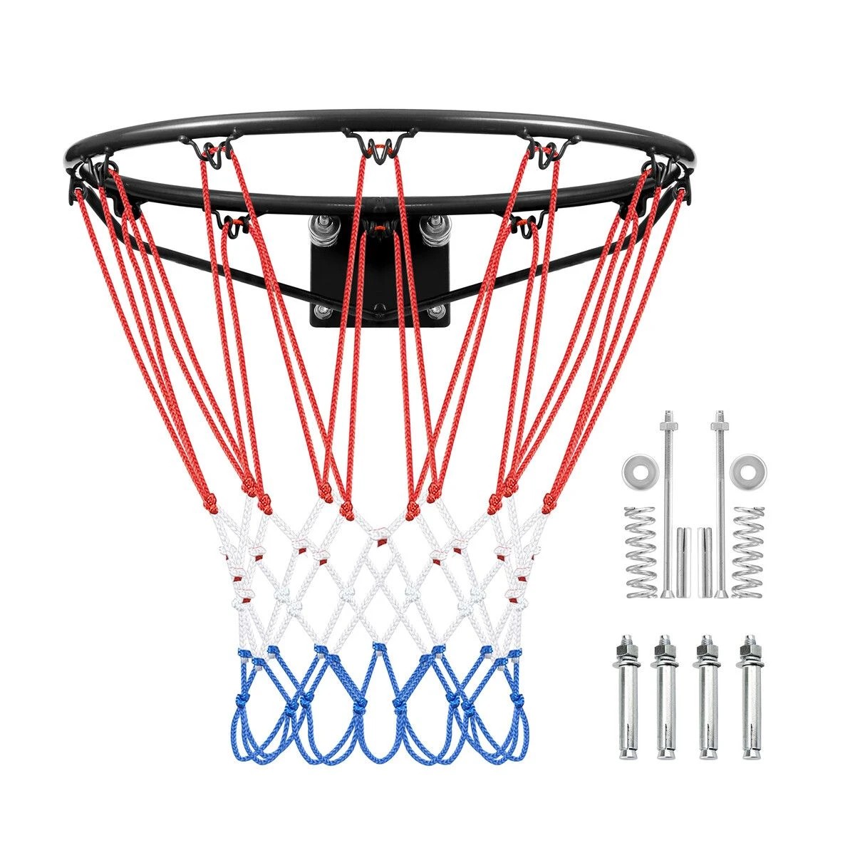 2 Genki Indoor Basketball Hoop Ring Rim Goal Net - Multi, 2 of 3