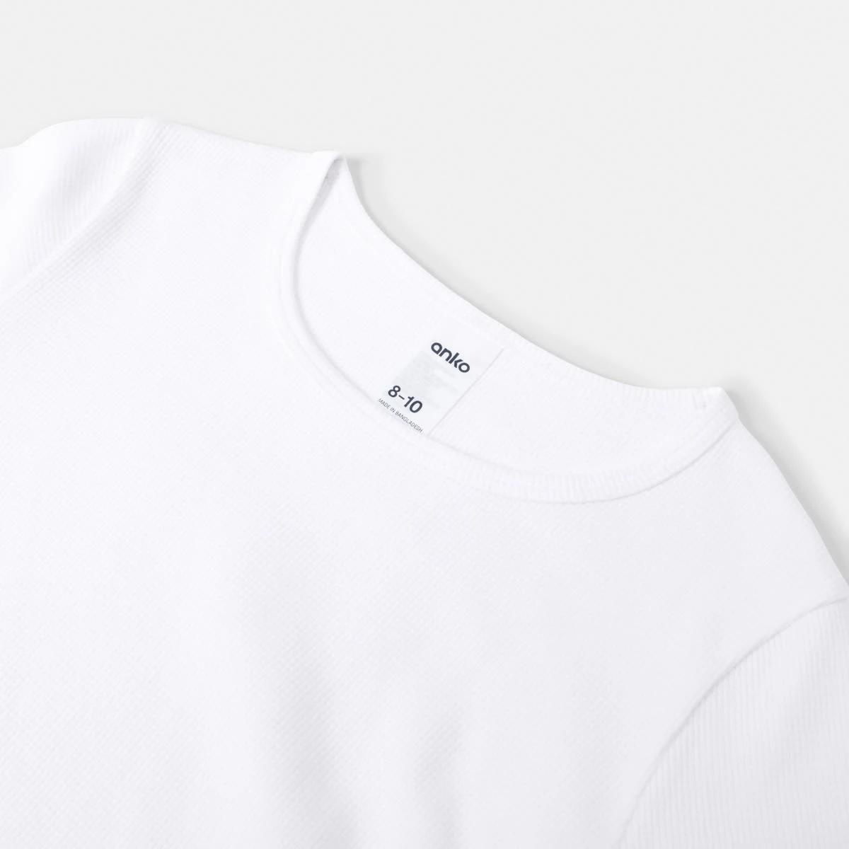 3 2 Pack Long Sleeve Thermal Top White, 3 of 4