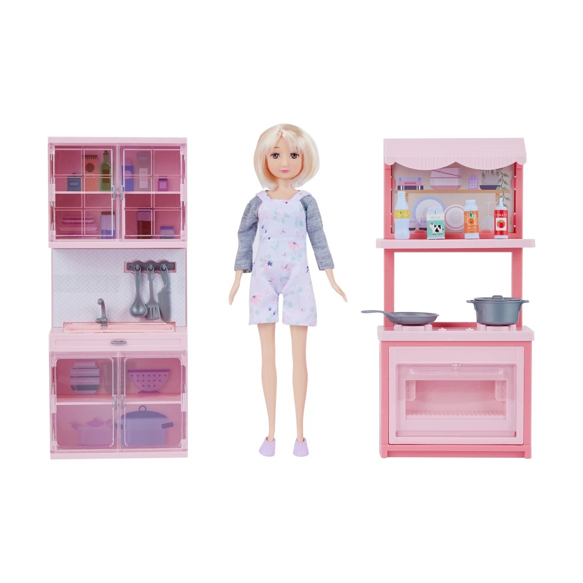 2 12 Piece Fashion Doll Kitchen Set, 2 of 10