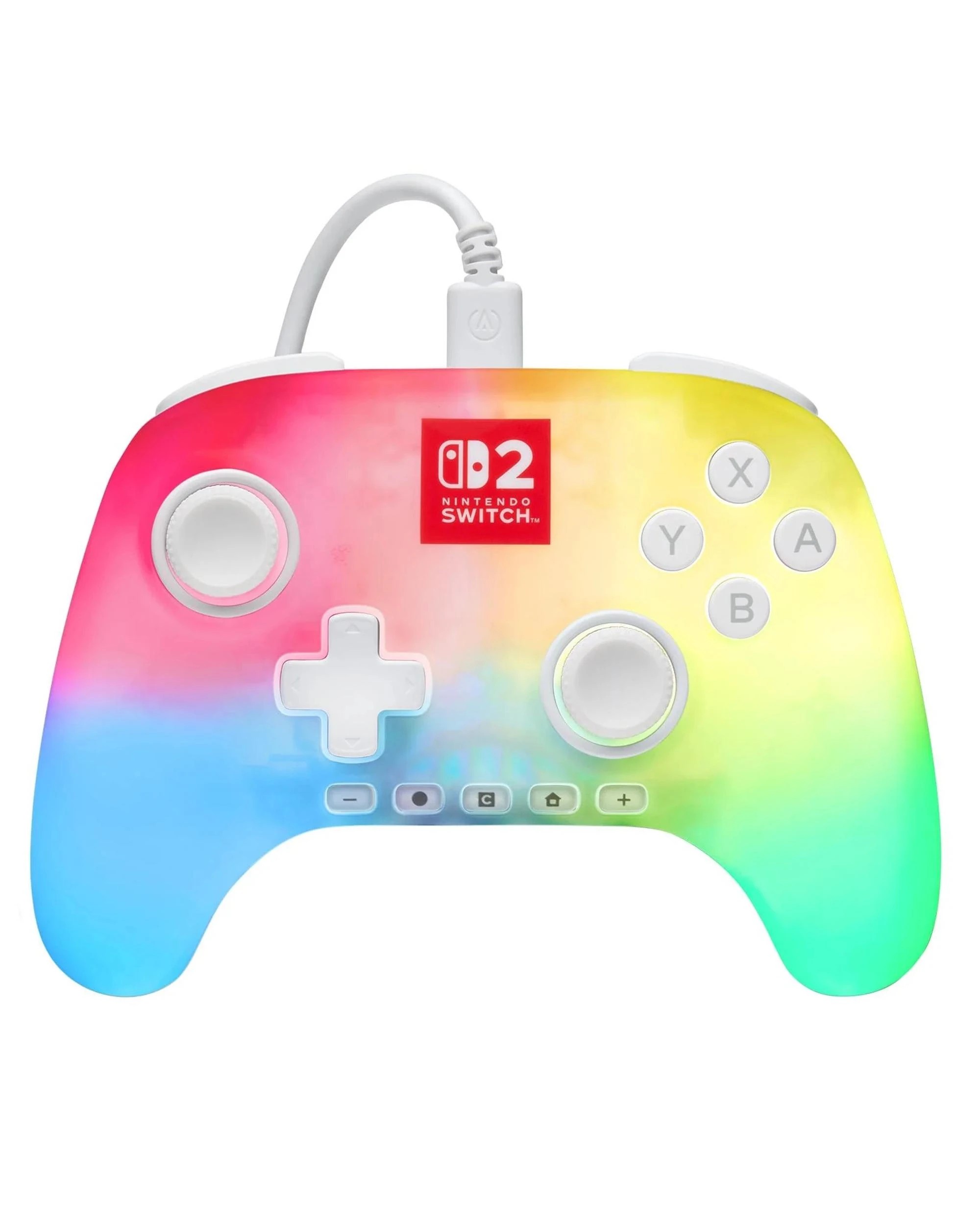 2 PowerA Advantage Lumectra Wired Controller for Nintendo Switch 2 - White, 2 of 10