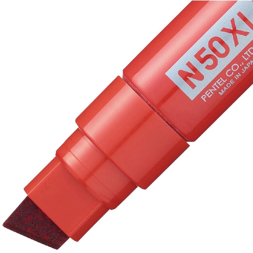 3 Pentel N50XL Jumbo Permanent Marker Red, 3 of 5