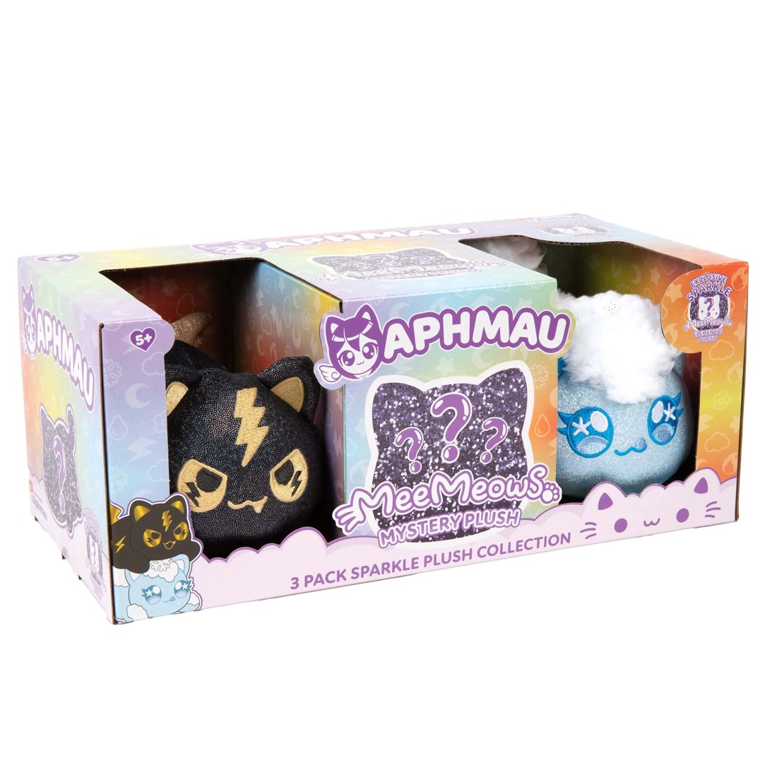 1 3 Pack 15cm Aphmau MeeMeows Mystery Sparkle Plush Collection - Assorted, 1 of 6