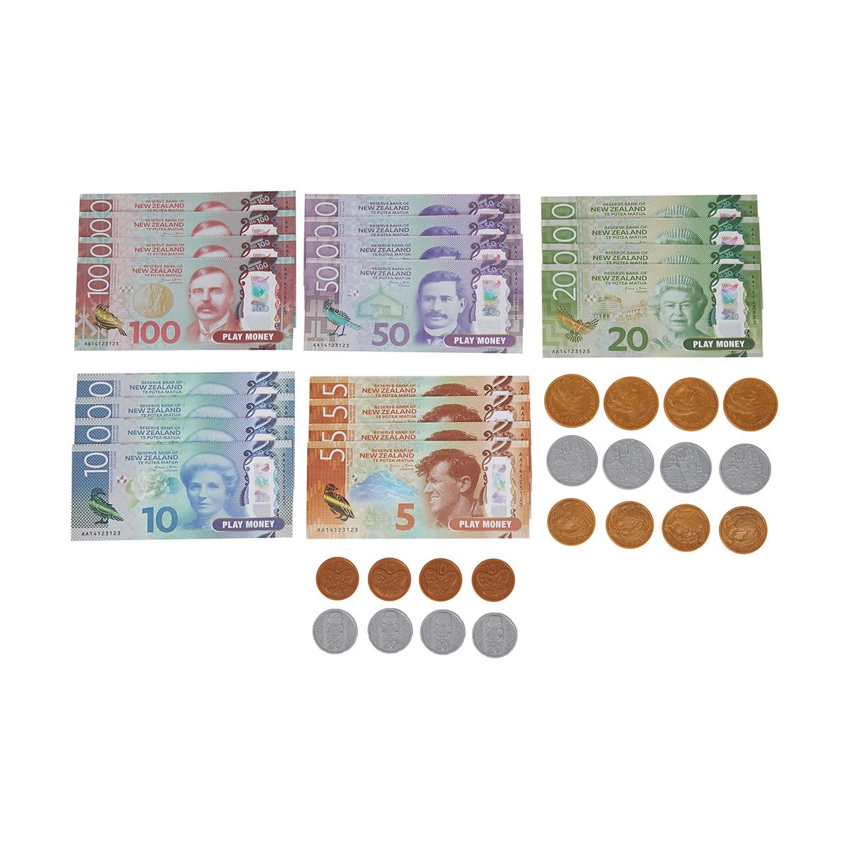 1 40-Piece Play Money Set, 1 of 5