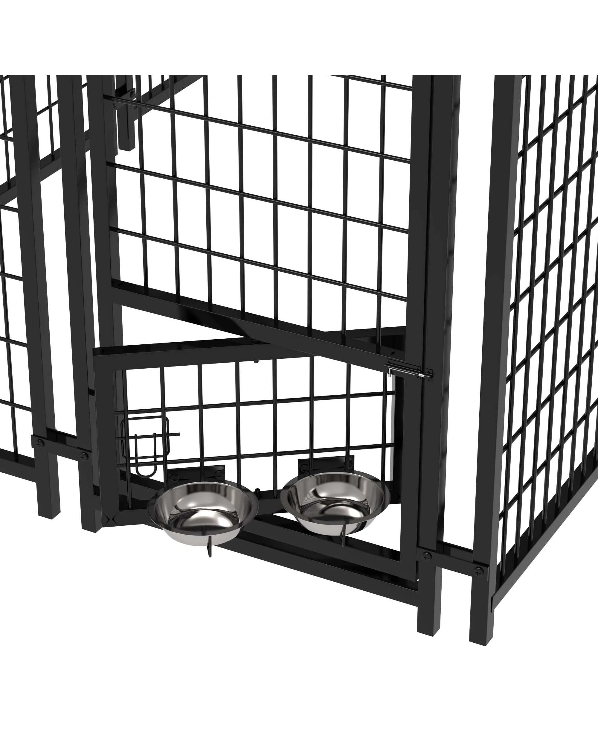 8 Advwin 2.4M Dog Kennel Large House Pet Run Cage Outdoor Enclosure, 8 of 9