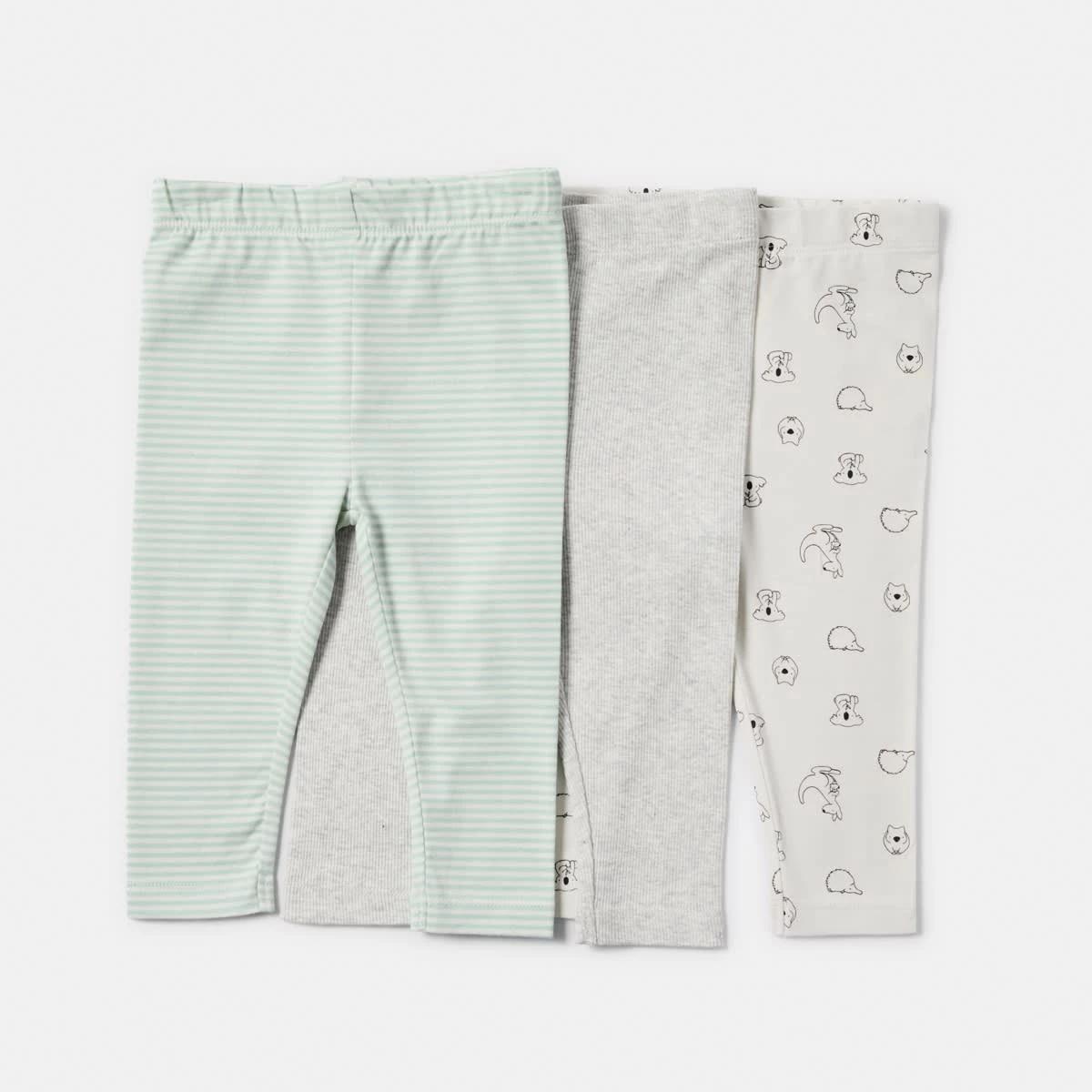 2 3 Pack Leggings Wht Koala, 2 of 8
