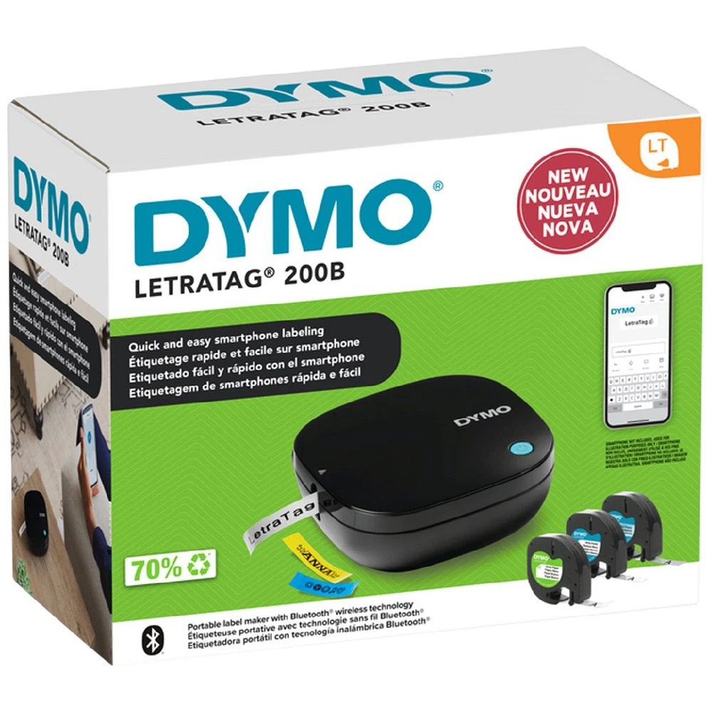 2 Dymo LetraTag Bluetooth Labeller 200B Value Pack, 2 of 2
