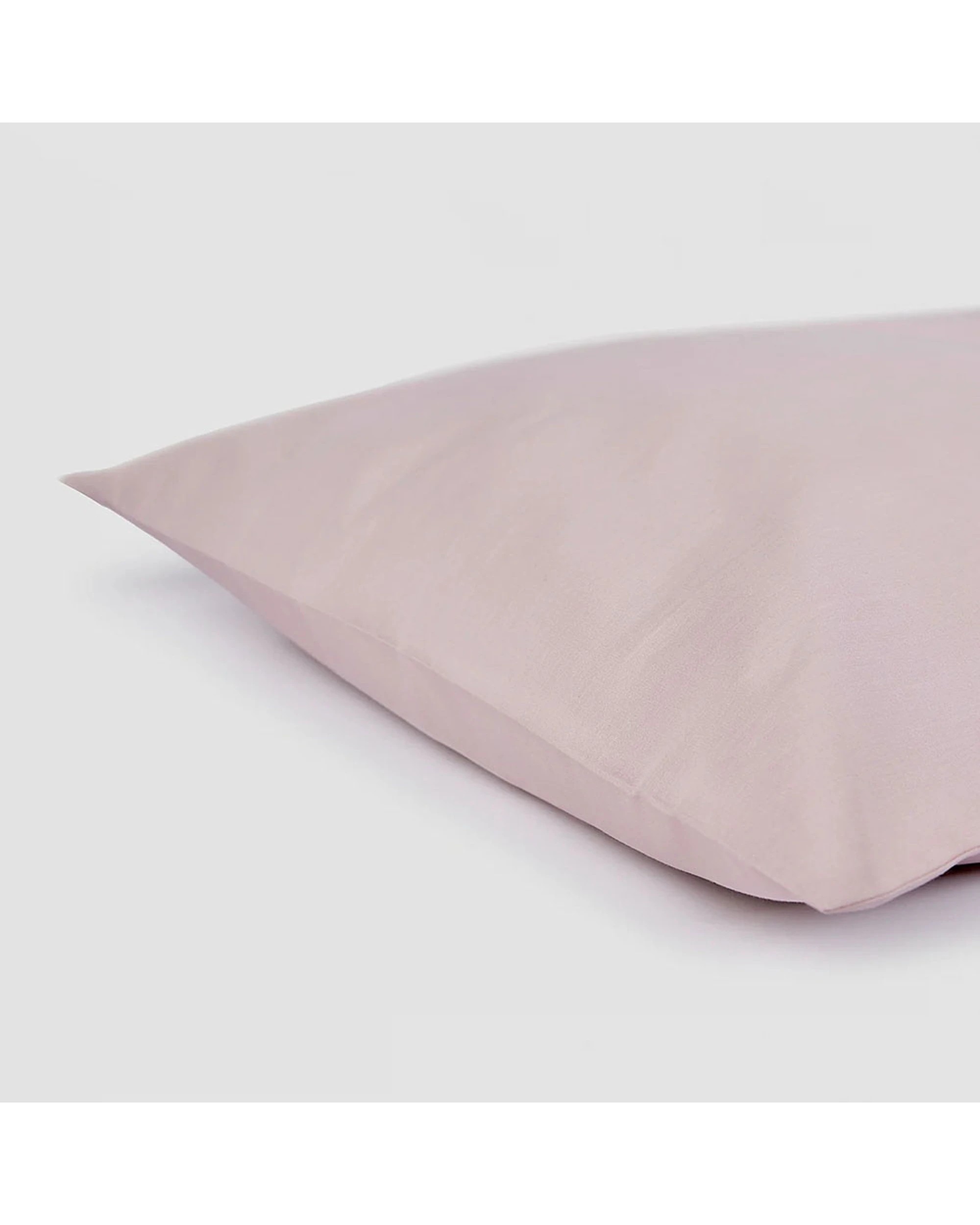 2 Bulbul Home Fitted Sheet & Pillowcase Bedding Set Salt 375TC - Queen Bed - Pink, 2 of 5